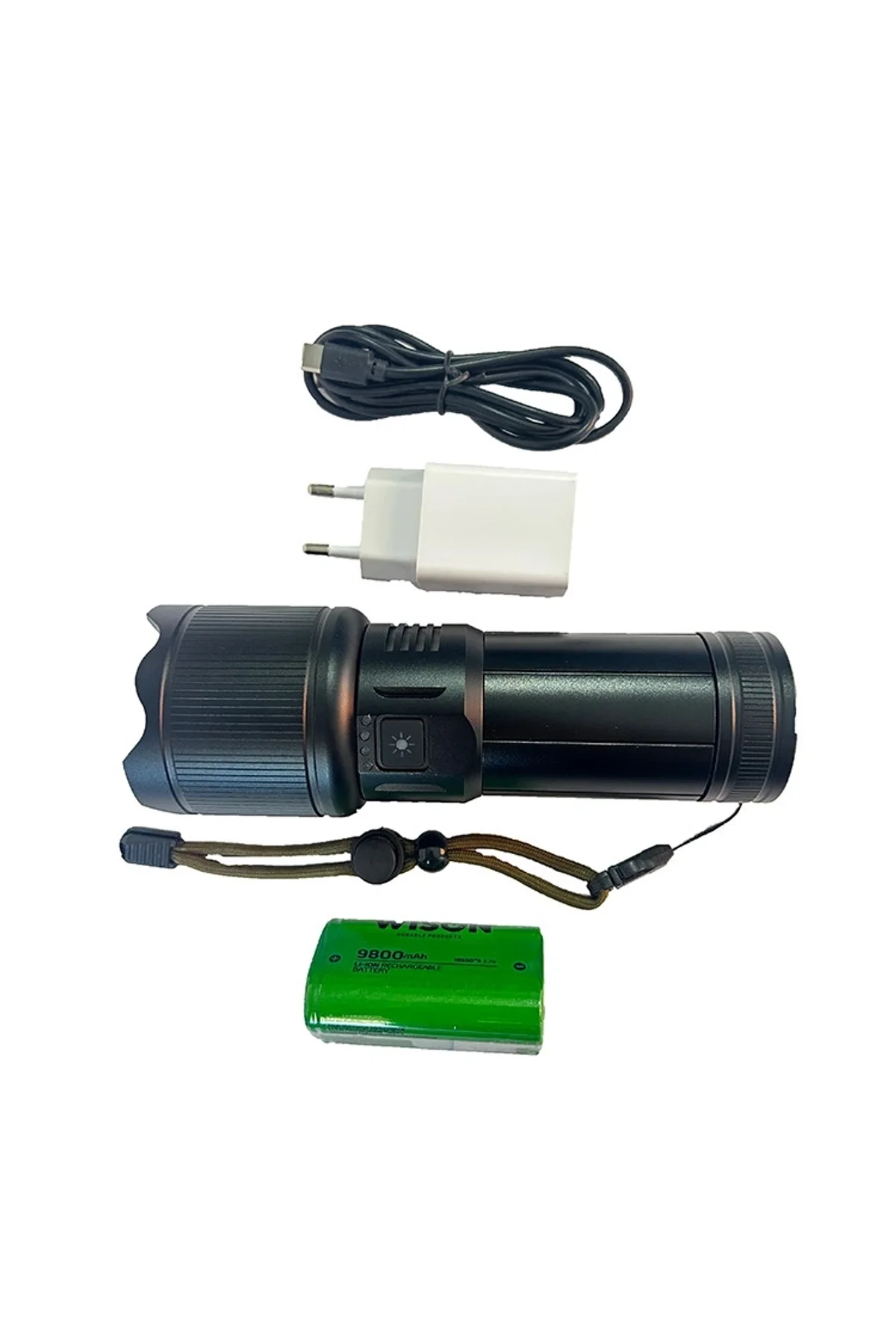 Ws-415 3200 Lümen Profesyonel Şarjlı El Feneri - Just Cheap Store Görsel 2