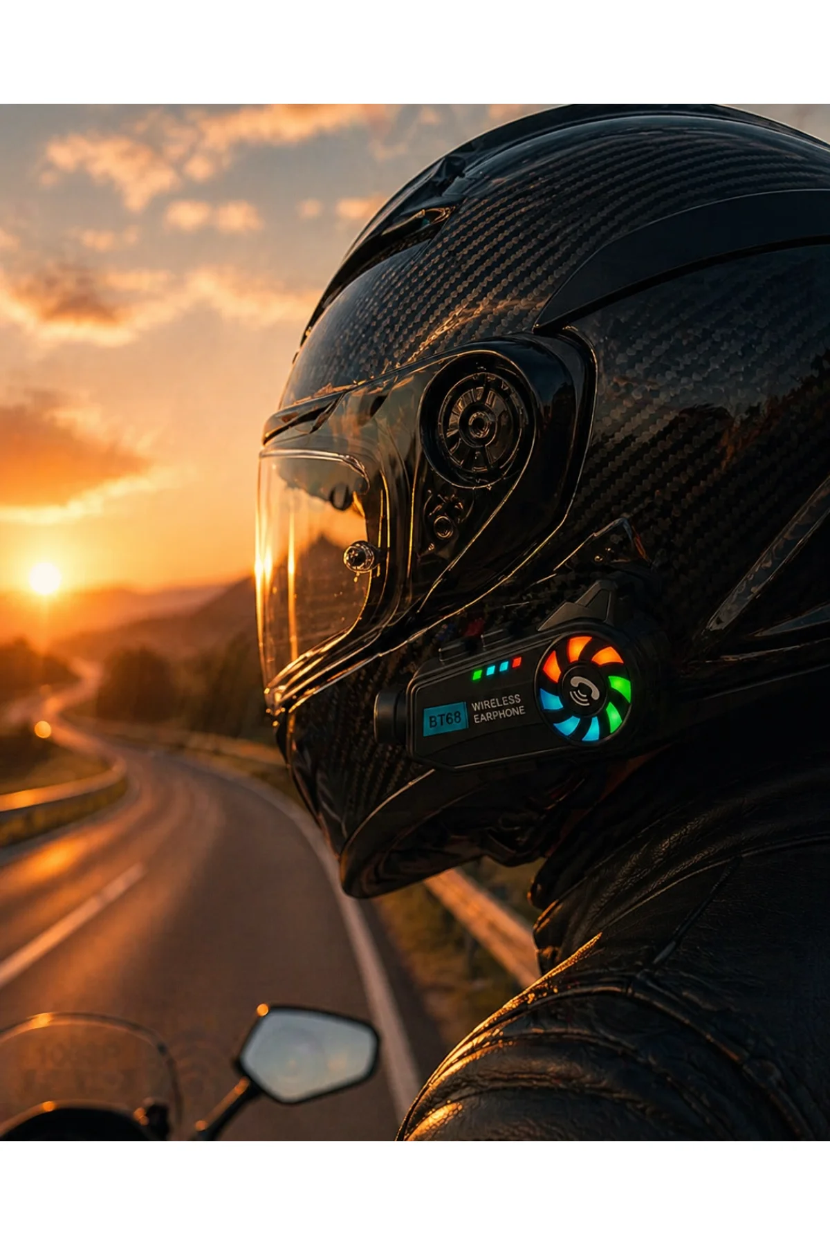 Bluetooth Destekli Kask Kamerası Uzun Batarya Ve Akıllı Kontrol