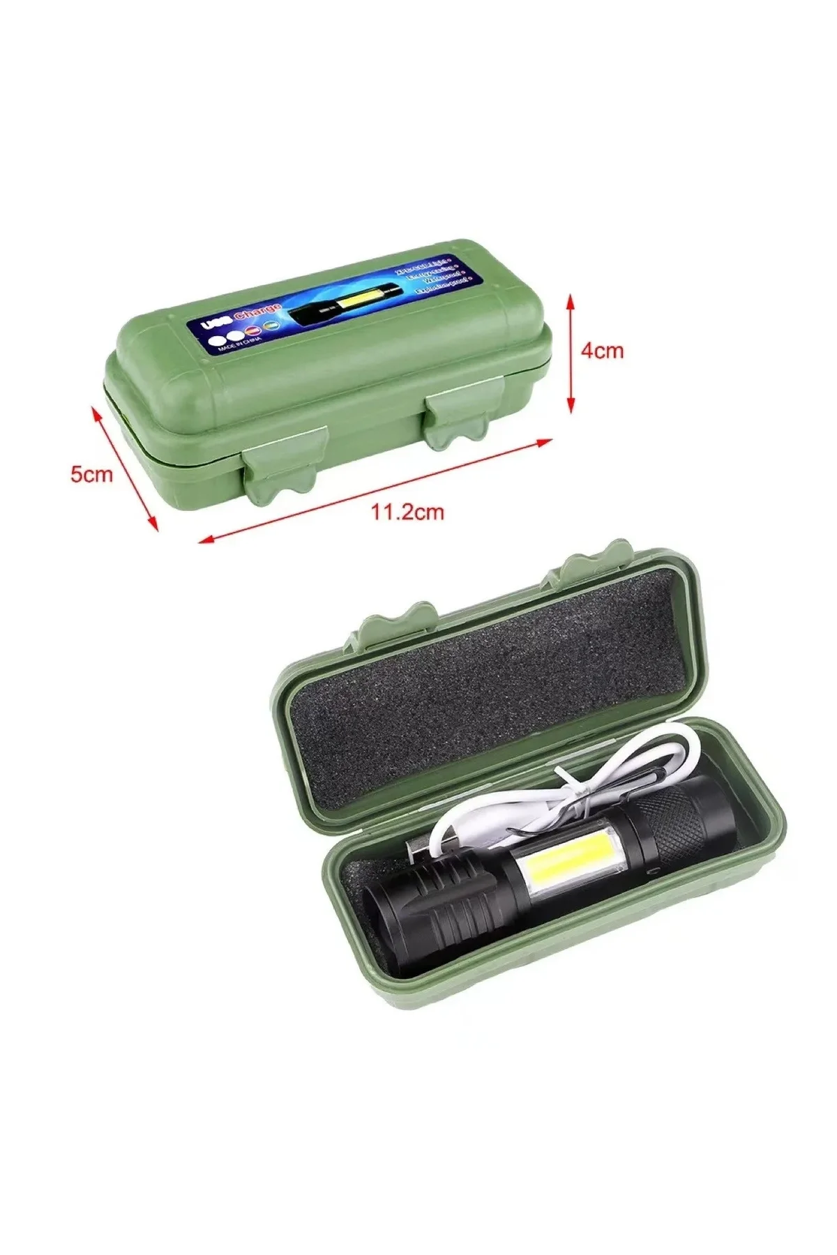 Ws-5454 Cob Led Usb Şarjlı Mini El Feneri - Just Cheap Store Görsel 5