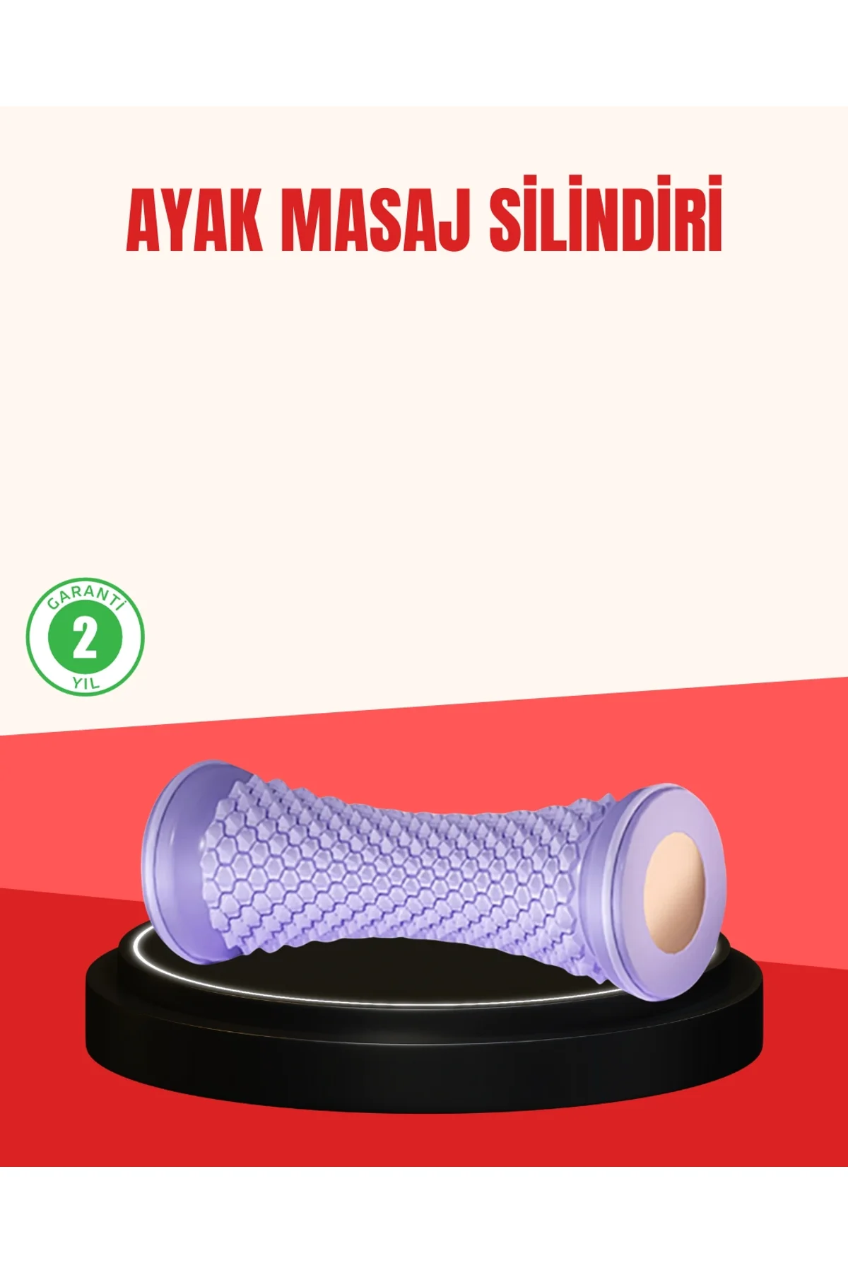 Ayak Masaj Silindiri Derin Doku Masajı Kirpi Topu Akupunktur Etkili