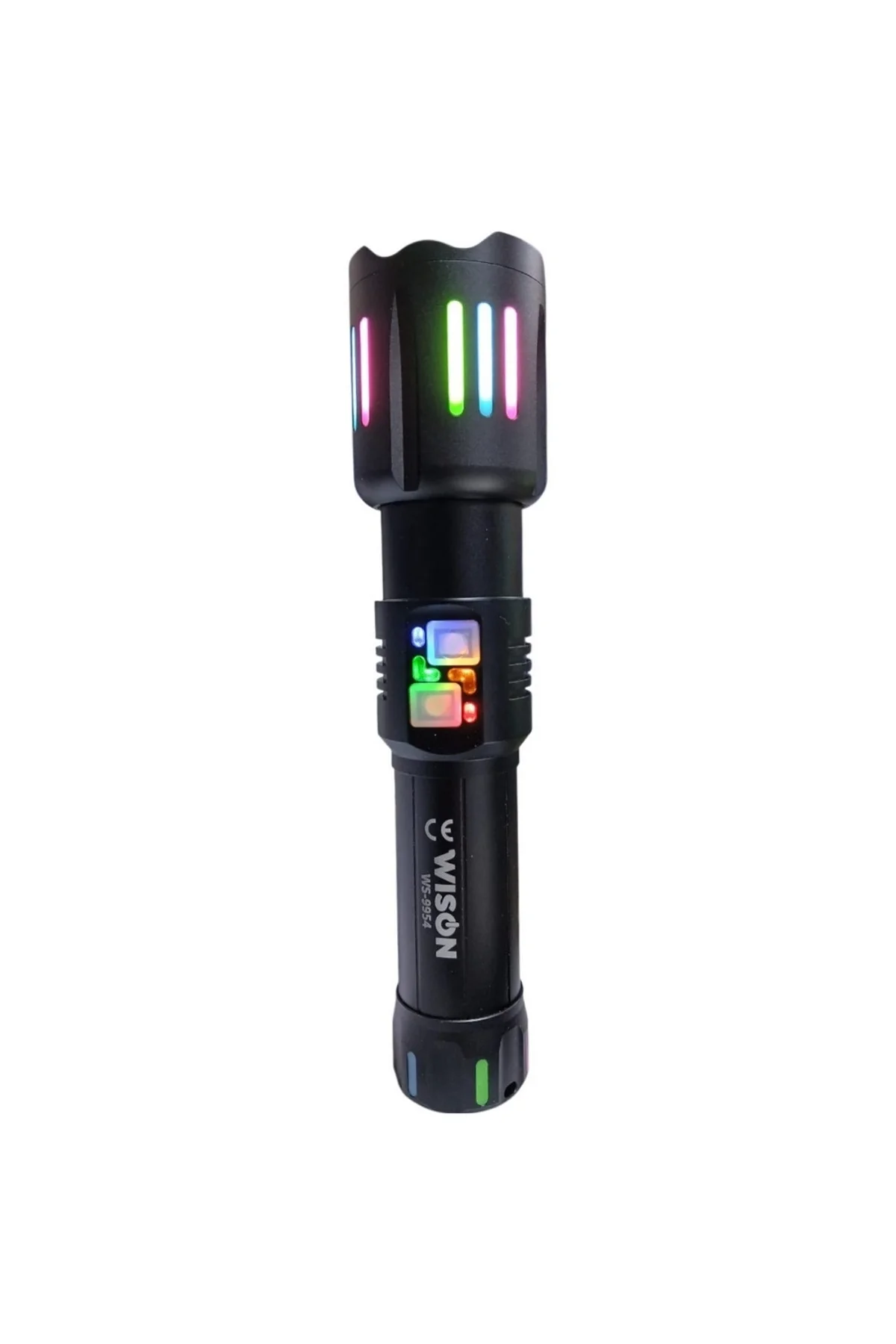Ws-9954 25w Zoomlu Yeşil Lazerli Metal Şarjlı El Feneri