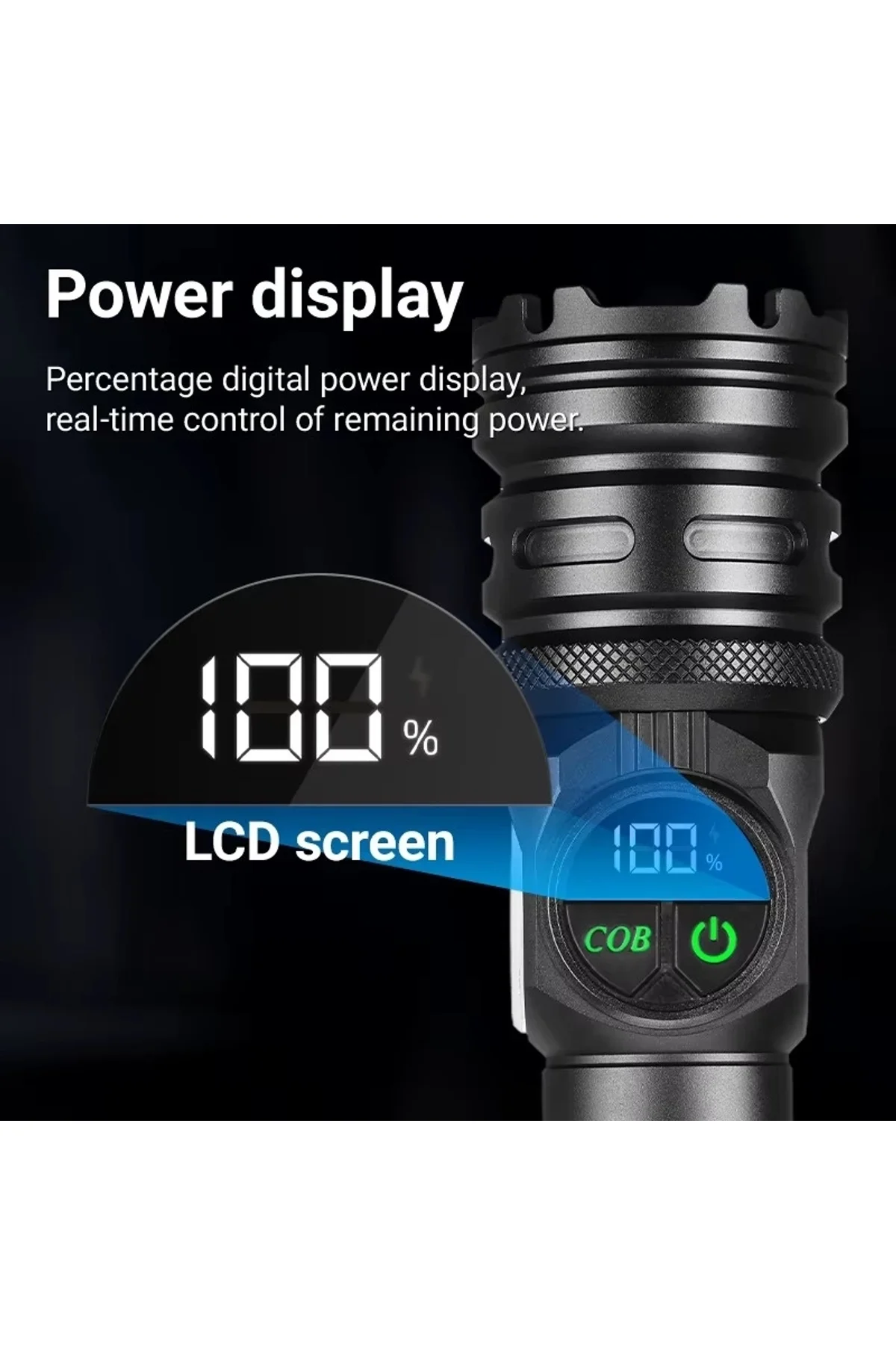 Ws-6868 25watt 2500 Lümen Usb Type-c Şarjlı El Feneri - Just Cheap Store Görsel 5
