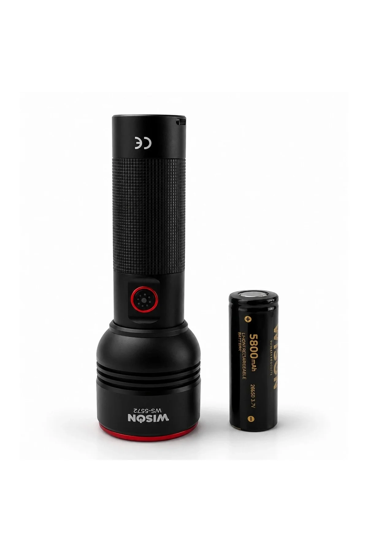 Ws-5572 20watt 2000 Lümen Uzun Menzilli Usb Type-c Şarjlı El Feneri - Just Cheap Store Görsel 4