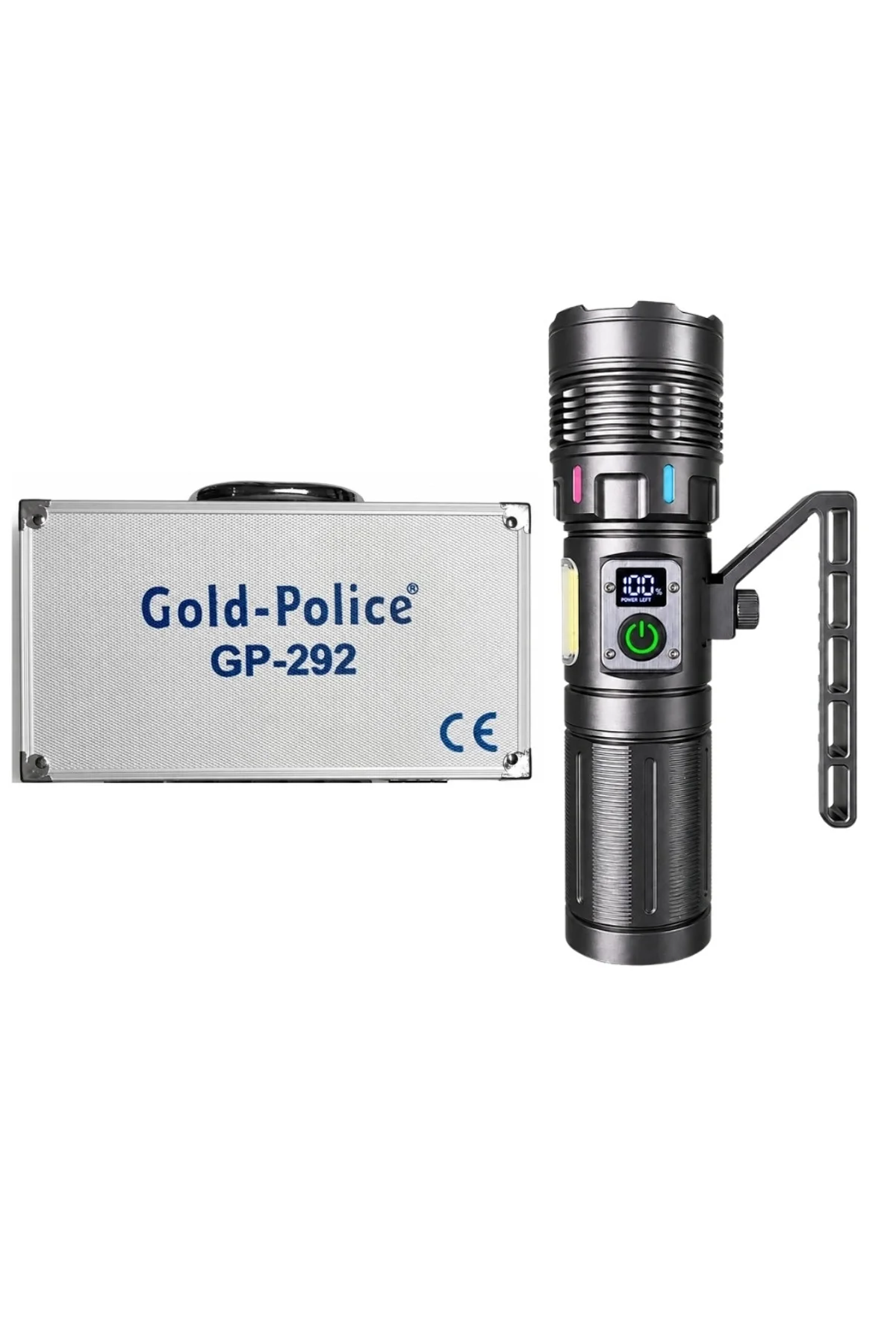 Gold Gp-292 50 Watt 5000 Lümen Profesyonel Şarjlı El Feneri - Just Cheap Store Görsel 2