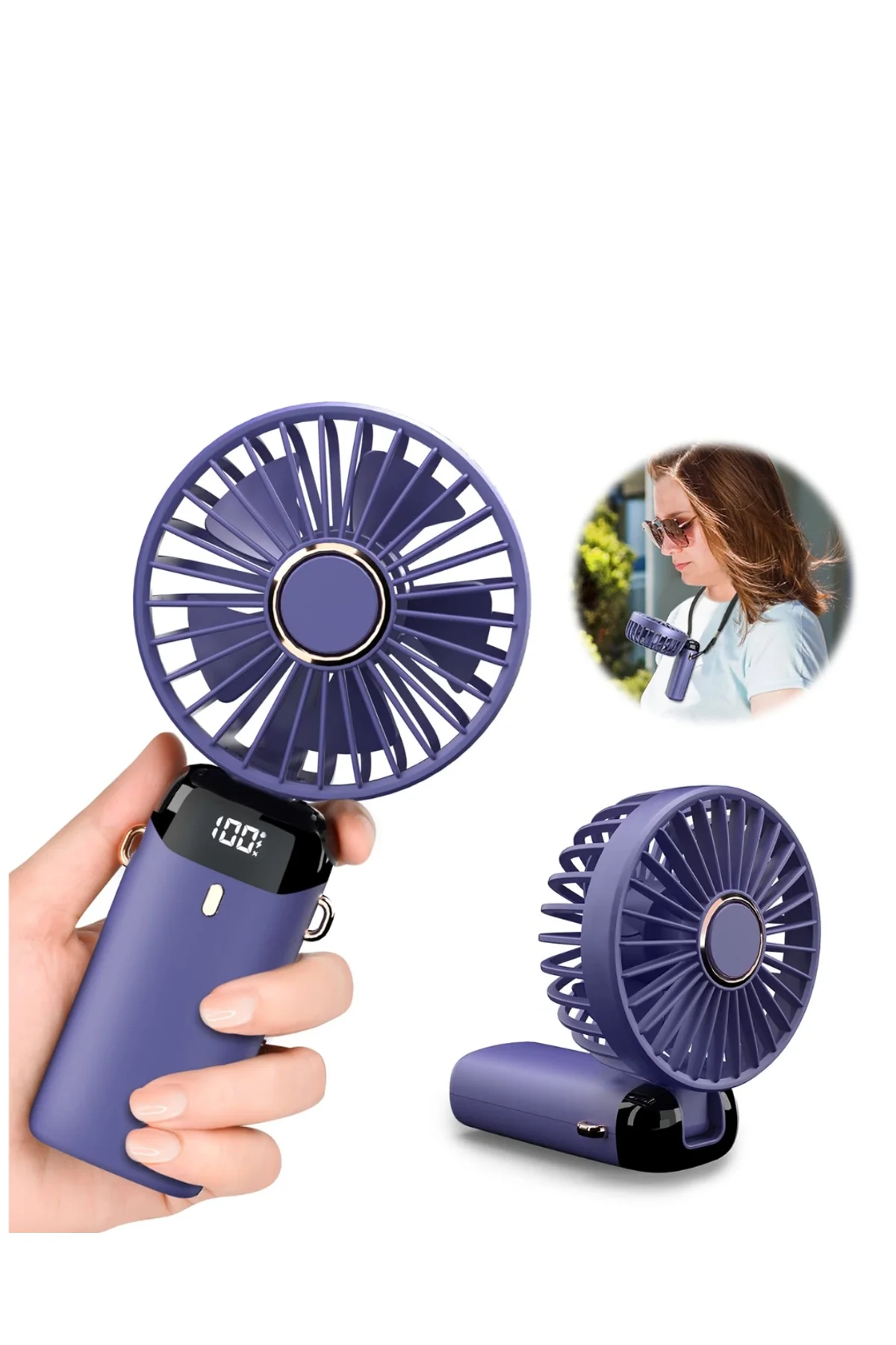 Kompakt Ve Güçlü Turbo Motorlu Şarjlı Fan - Just Cheap Store Görsel 5