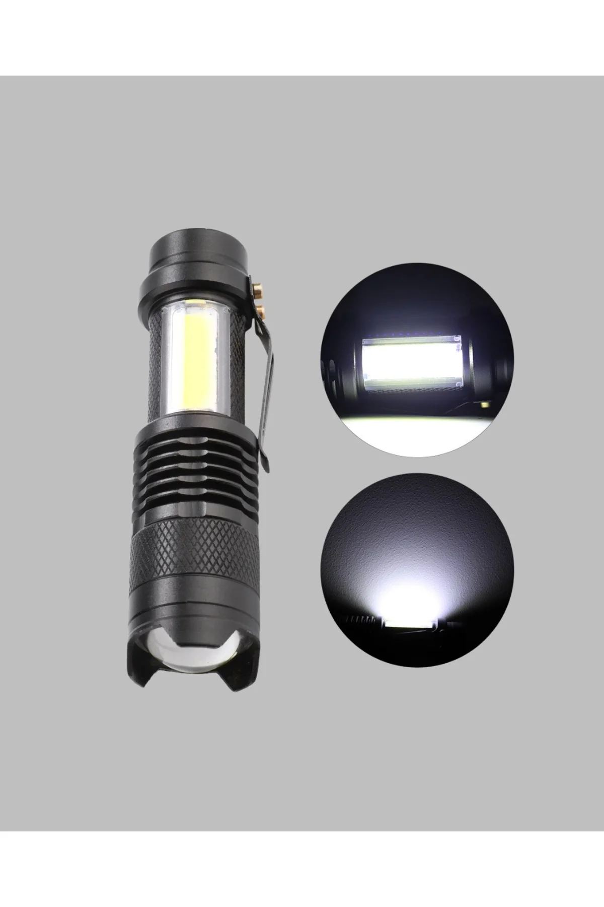 4 Modlu Usb Şarjlı Led El Feneri Kamp Ve Outdoor - Just Cheap Store Görsel 5