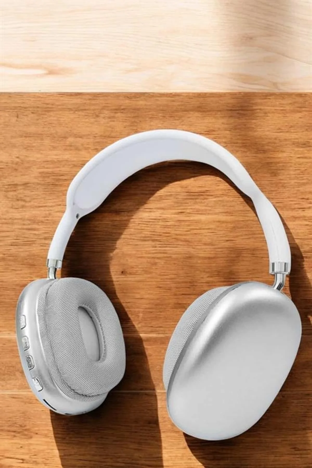P9 Plus Kablosuz Kulak Üstü Bluetooth Kulaklık Beyaz Yüksek Ses Kaliteli - Just Cheap Store Görsel 5