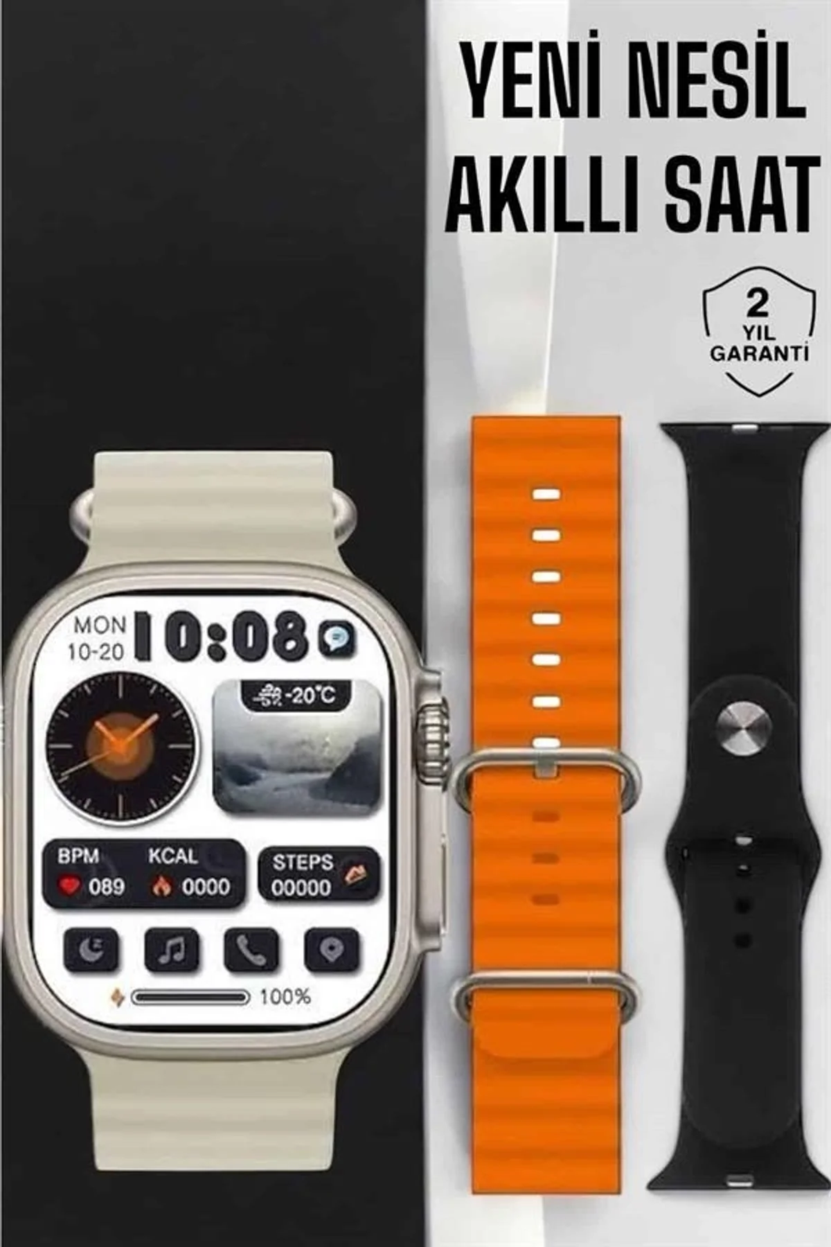 Yeni Nesil Arama Cevaplayan Uyku Ve Sağlık Takibi Gps Özelliği - Just Cheap Store Görsel 2