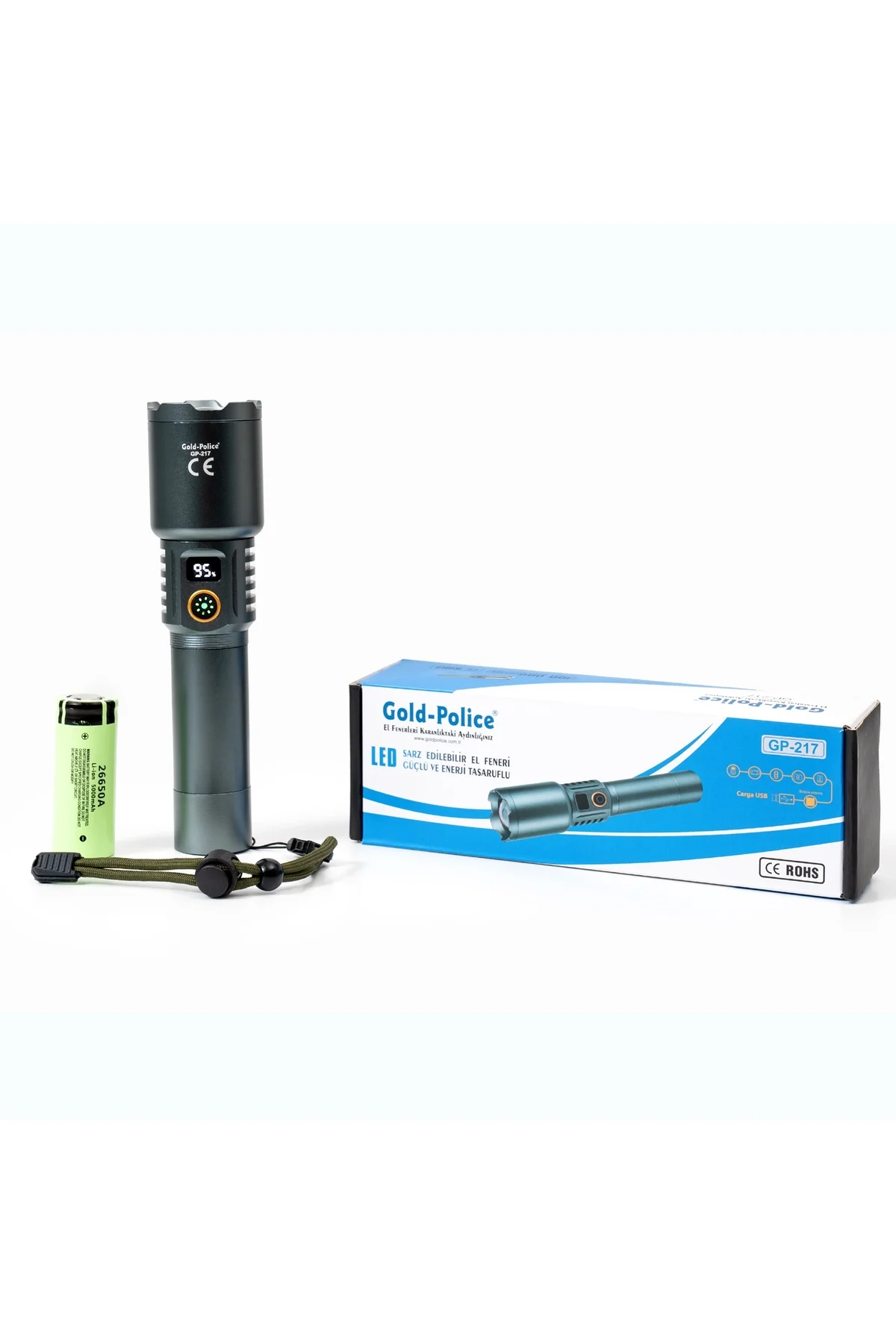 Standart Led’leri Unutun Gold Gp-217 Tg Led, Işığı Yüzlerce Metre Öteye Odaklayan Özel Lens Yapısı V - Just Cheap Store Görsel 2