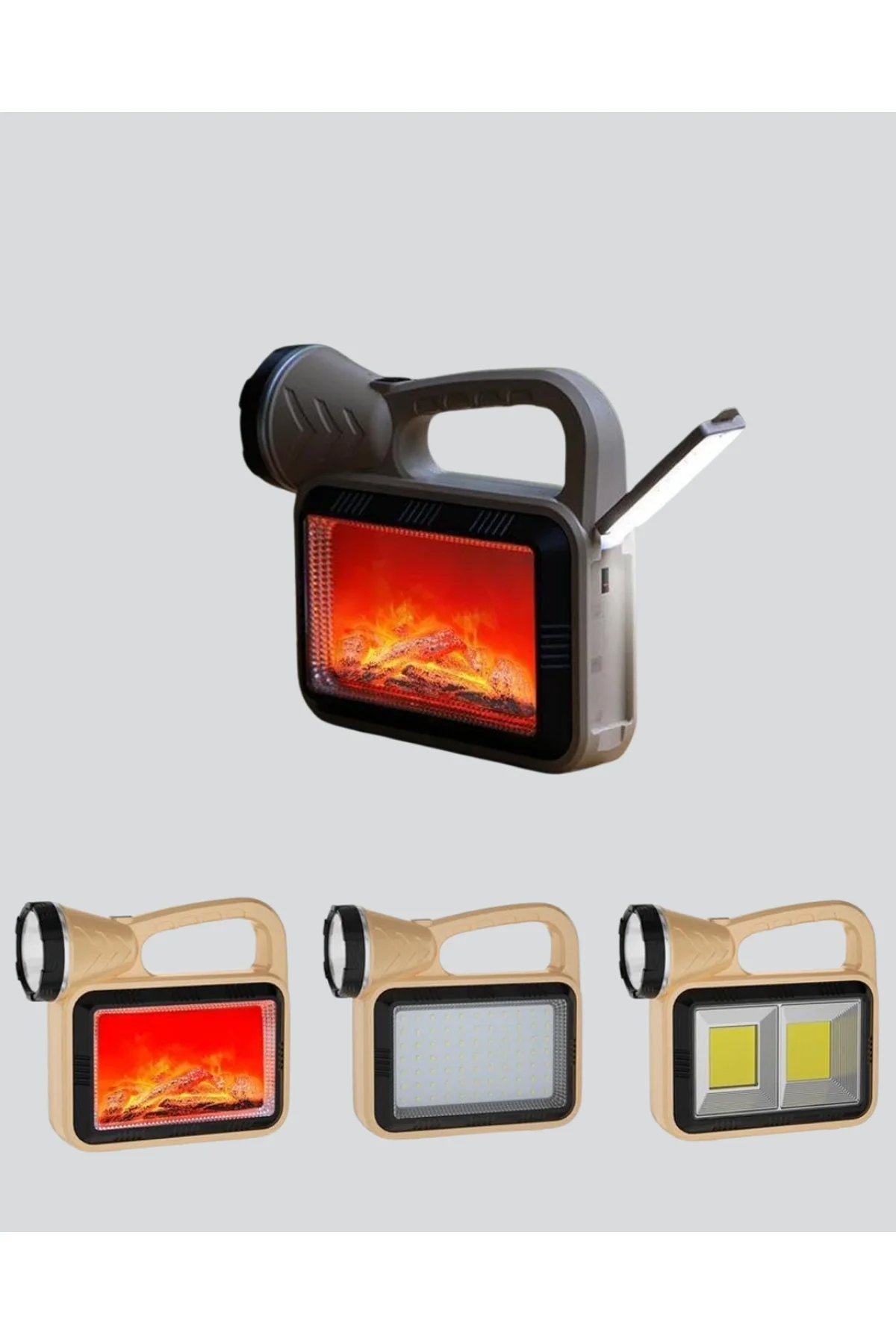 Solar Cob Alev Efektli Lamba – Güneş Enerjili, Suya Dayanıklı, Taşınabilir - Just Cheap Store Görsel 4