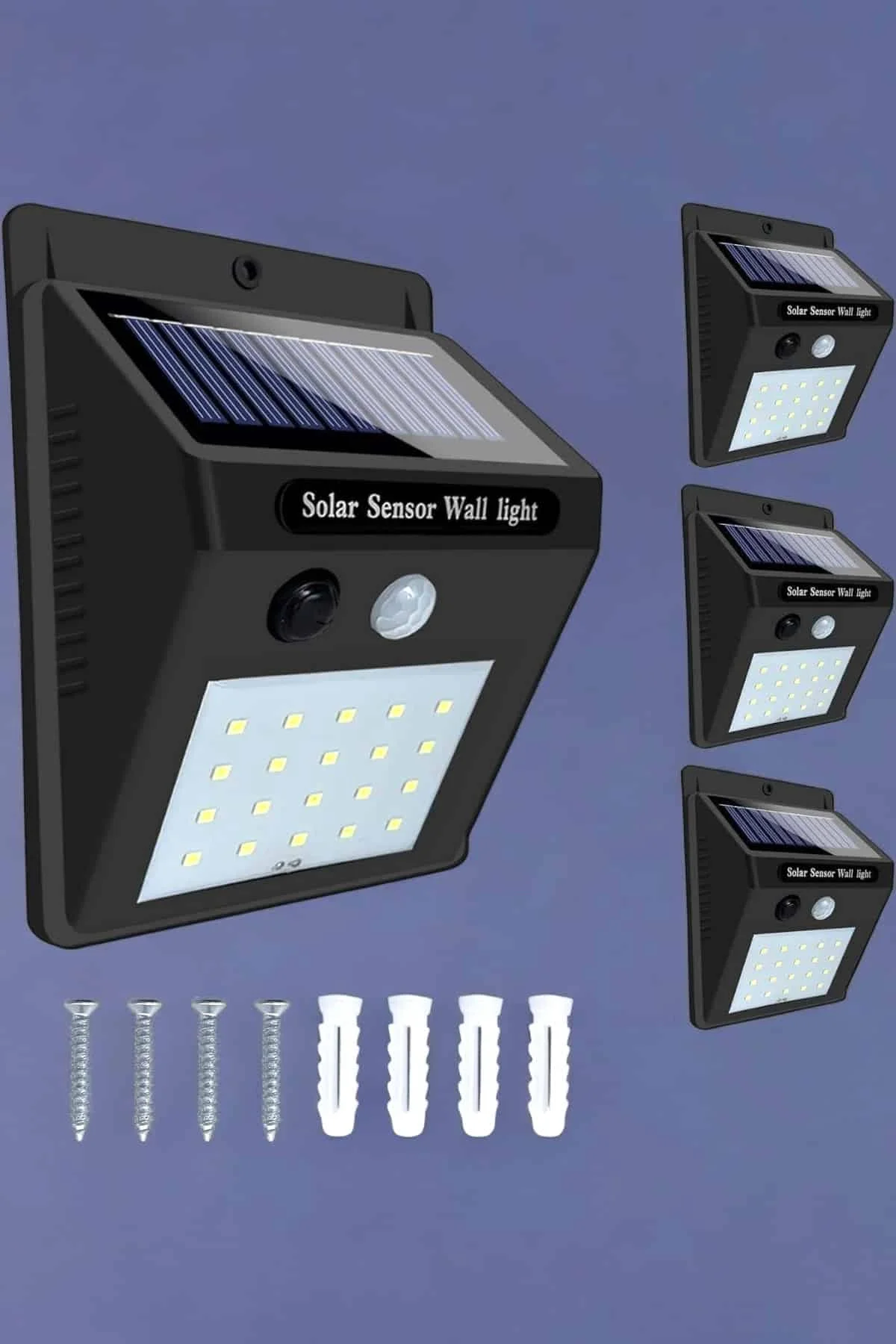 Solar Lamba Giriş, Bahçe Yol Avlu Hareket Sensörlü Led - Just Cheap Store Görsel 3