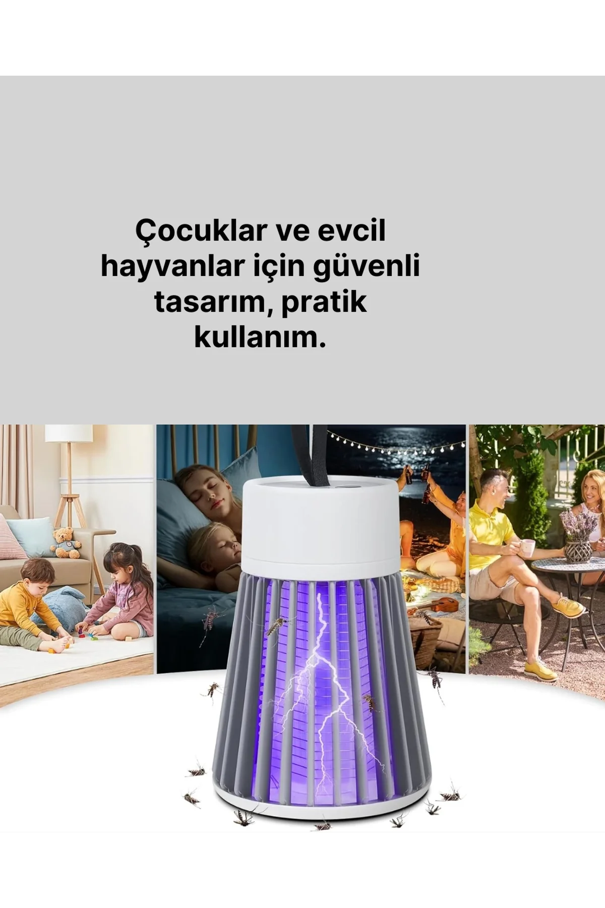 Kamp Ve Bahçe İçin Şarjlı Böcek Kovucu Lamba - Just Cheap Store Görsel 3