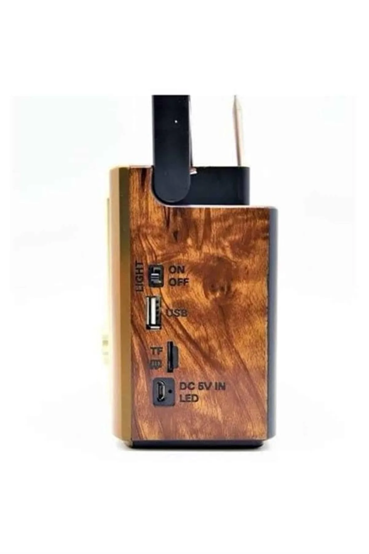 Müzik Kutusu Bluetooth Bağlantılı El Fenerli Nostaljik Tasarım Radyo - Just Cheap Store Görsel 3