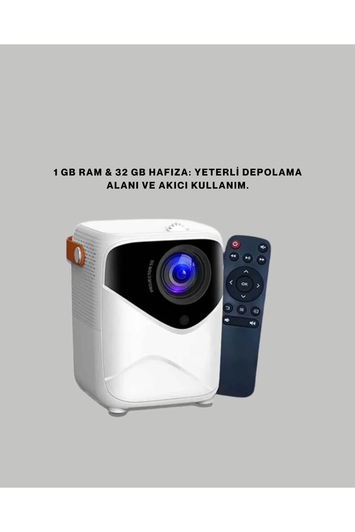 Ultra Hd Çözünürlüklü Taşınabilir Projektör – 1920x1080 Piksel Görüntü Kalitesi Yeni Nesil - Just Cheap Store Görsel 3