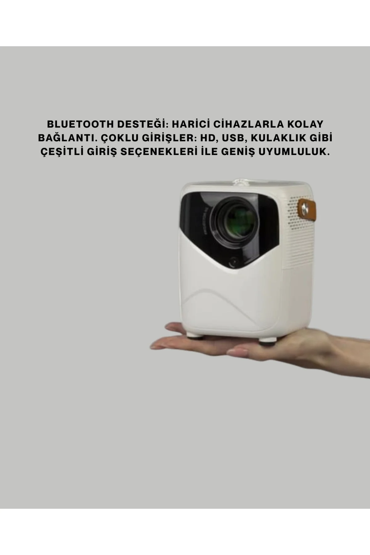 Ultra Hd Çözünürlüklü Taşınabilir Projektör – 1920x1080 Piksel Görüntü Kalitesi Yeni Nesil - Just Cheap Store Görsel 5
