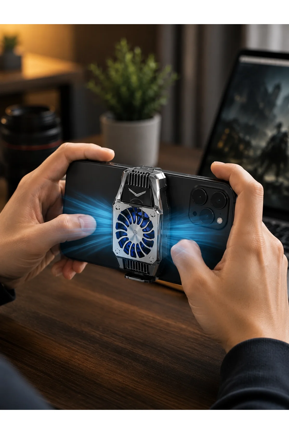 Telefon Isınmasını Azaltan Aktif Fanlı Soğutucu Sistemi - Just Cheap Store Görsel 2