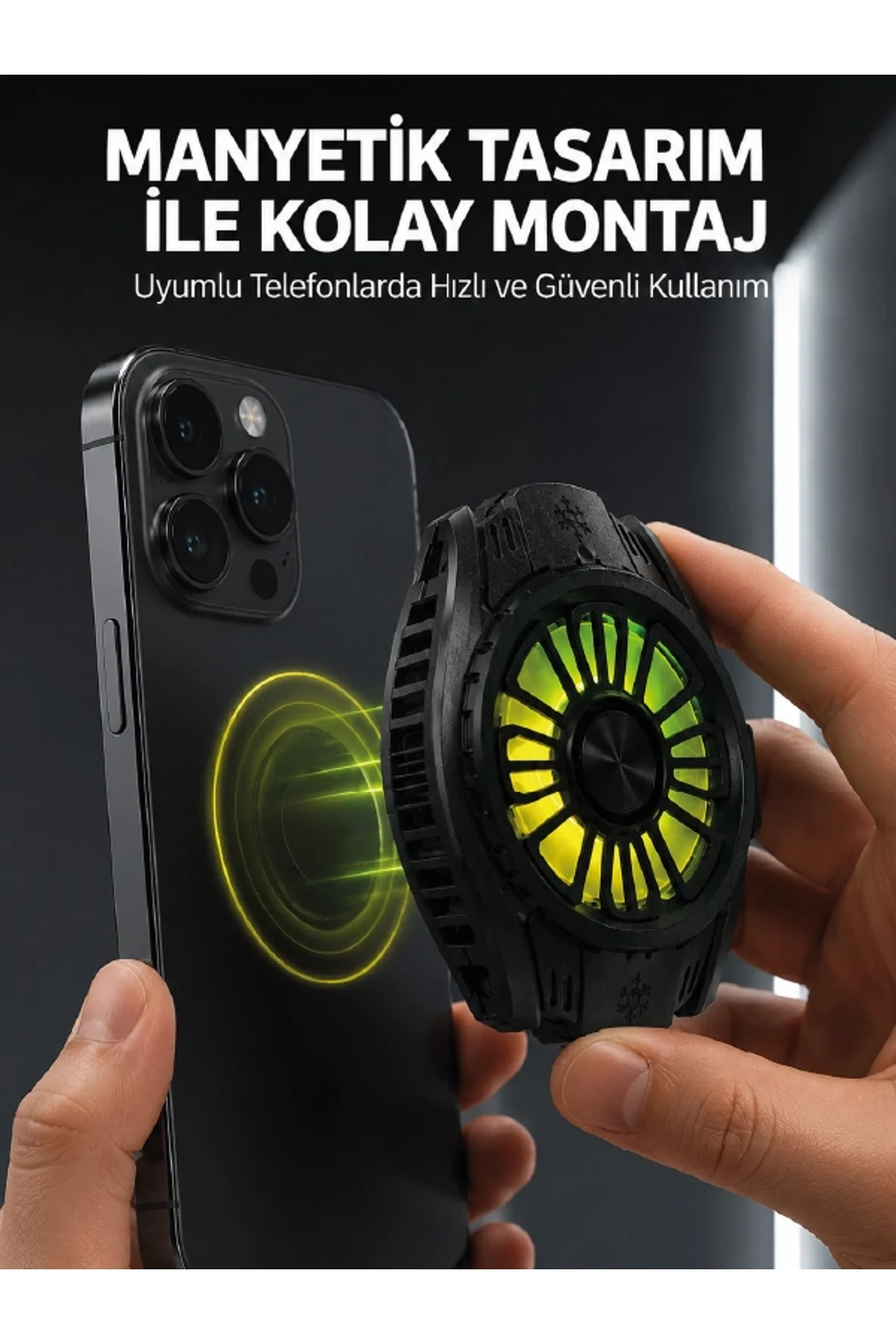 Soğutma Teknolojili Rgb Işıklı Telefon Soğutucu