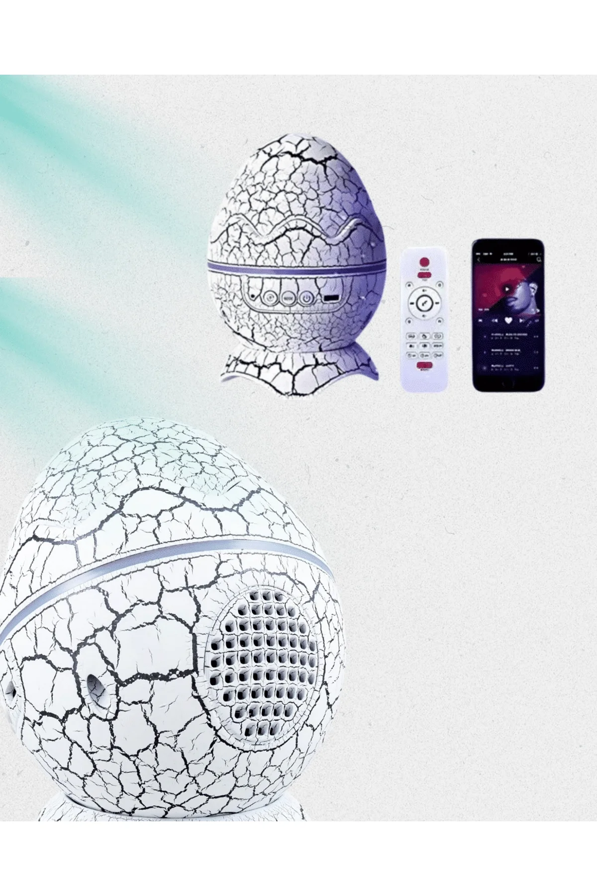 Bluetooth Hoparlör Özellikli 7 Renkli Gece Aydınlatması Yeni Nesil - Just Cheap Store Görsel 5