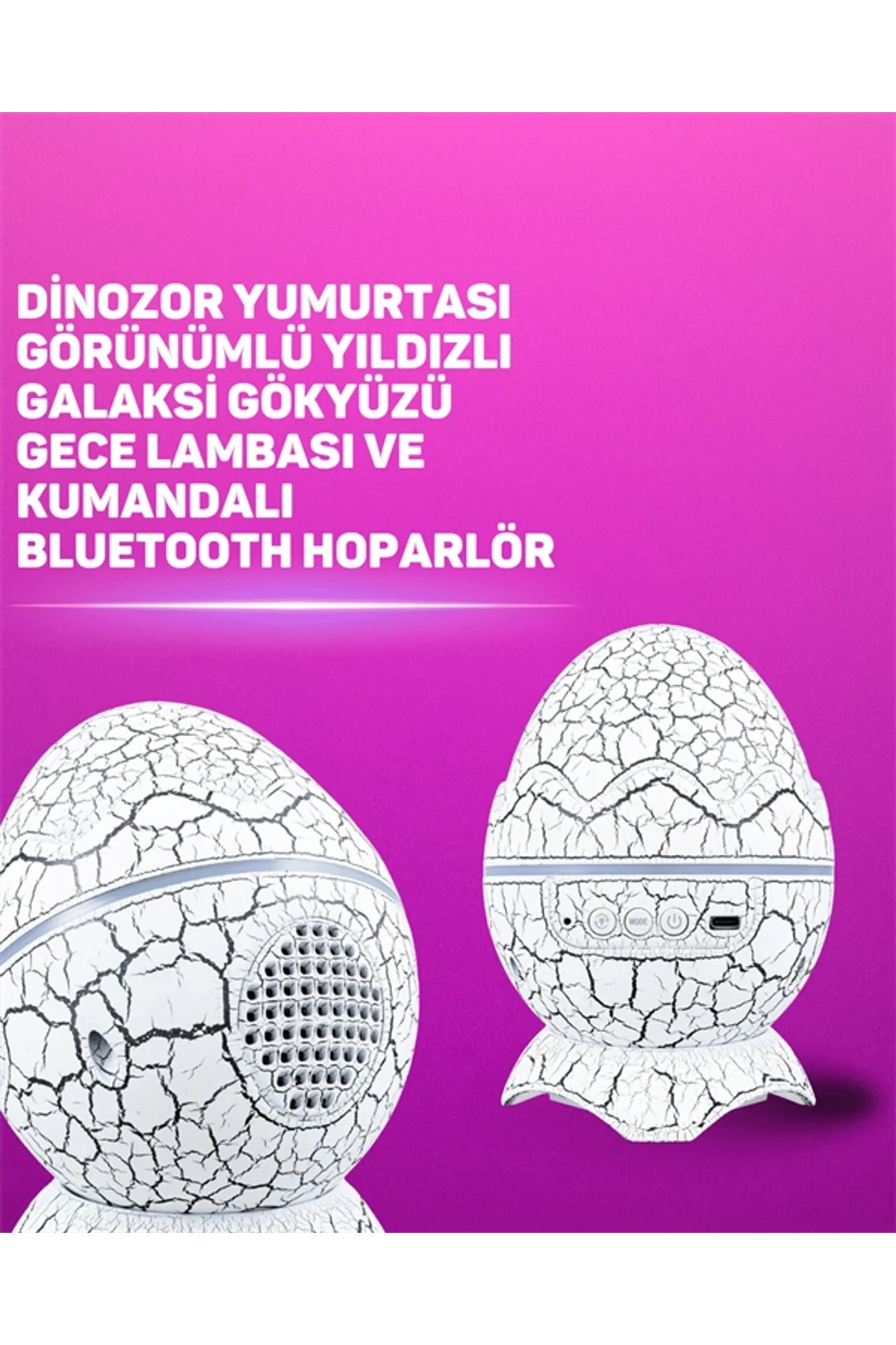 Bluetooth Hoparlör Özellikli 7 Renkli Gece Aydınlatması - Just Cheap Store Görsel 2