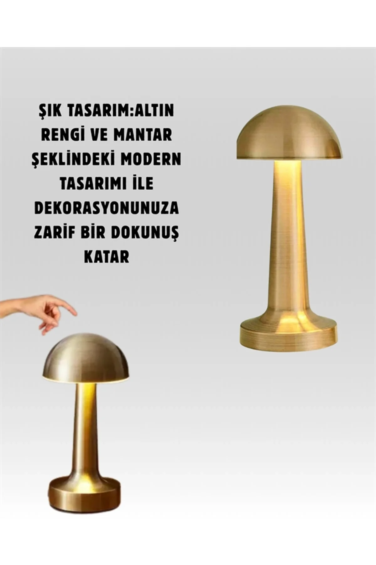 Şarjlı Dimmerli Led Masa Lambası – 4-8 Saat Aydınlatma Yeni Nesil - Just Cheap Store Görsel 3