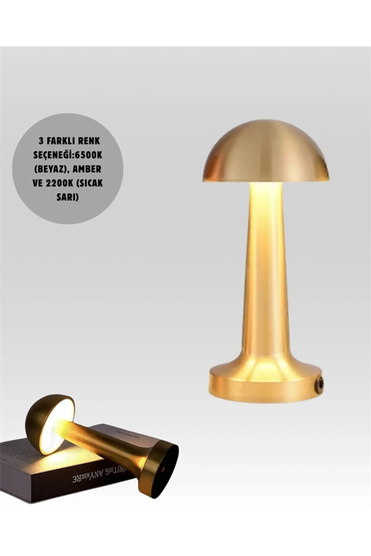 Şarjlı Dimmerli Led Masa Lambası – 4-8 Saat Aydınlatma Yeni Nesil - Just Cheap Store Görsel 5