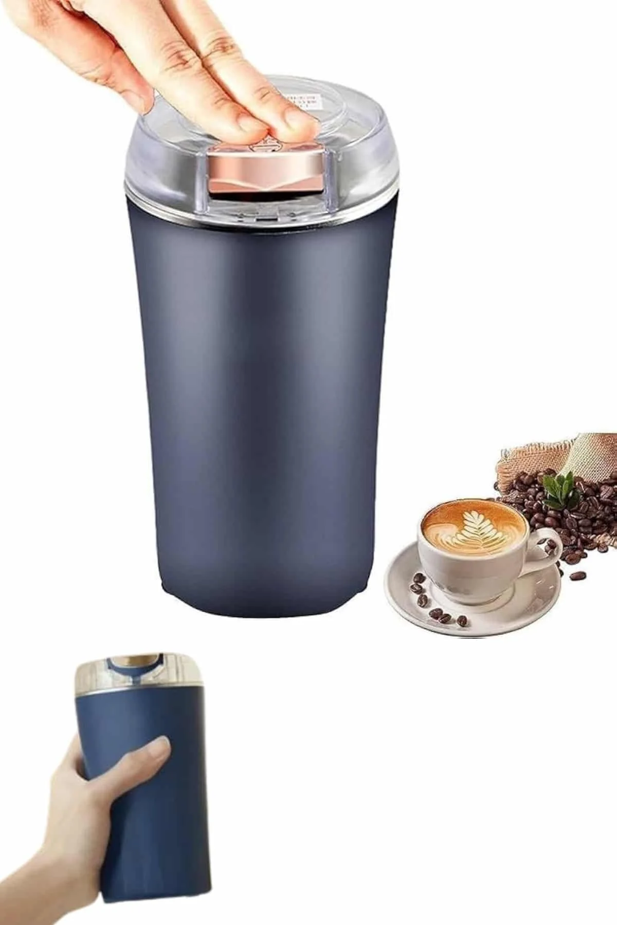 Yeni Nesil Kahve Ve Baharat Öğütücü Paslanmaz Çelik Kahve Değirmeni - Just Cheap Store Görsel 2
