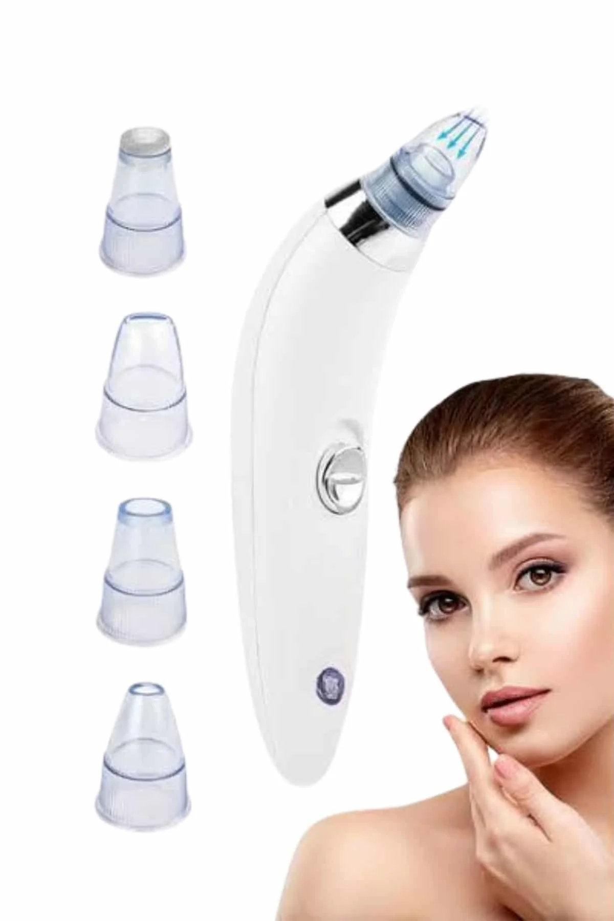 Yeni Nesil Vakumlu Pilli Siyah Nokta Ve Yüz Temizleme Cihazı 4 Başlıklı - Just Cheap Store Görsel 3
