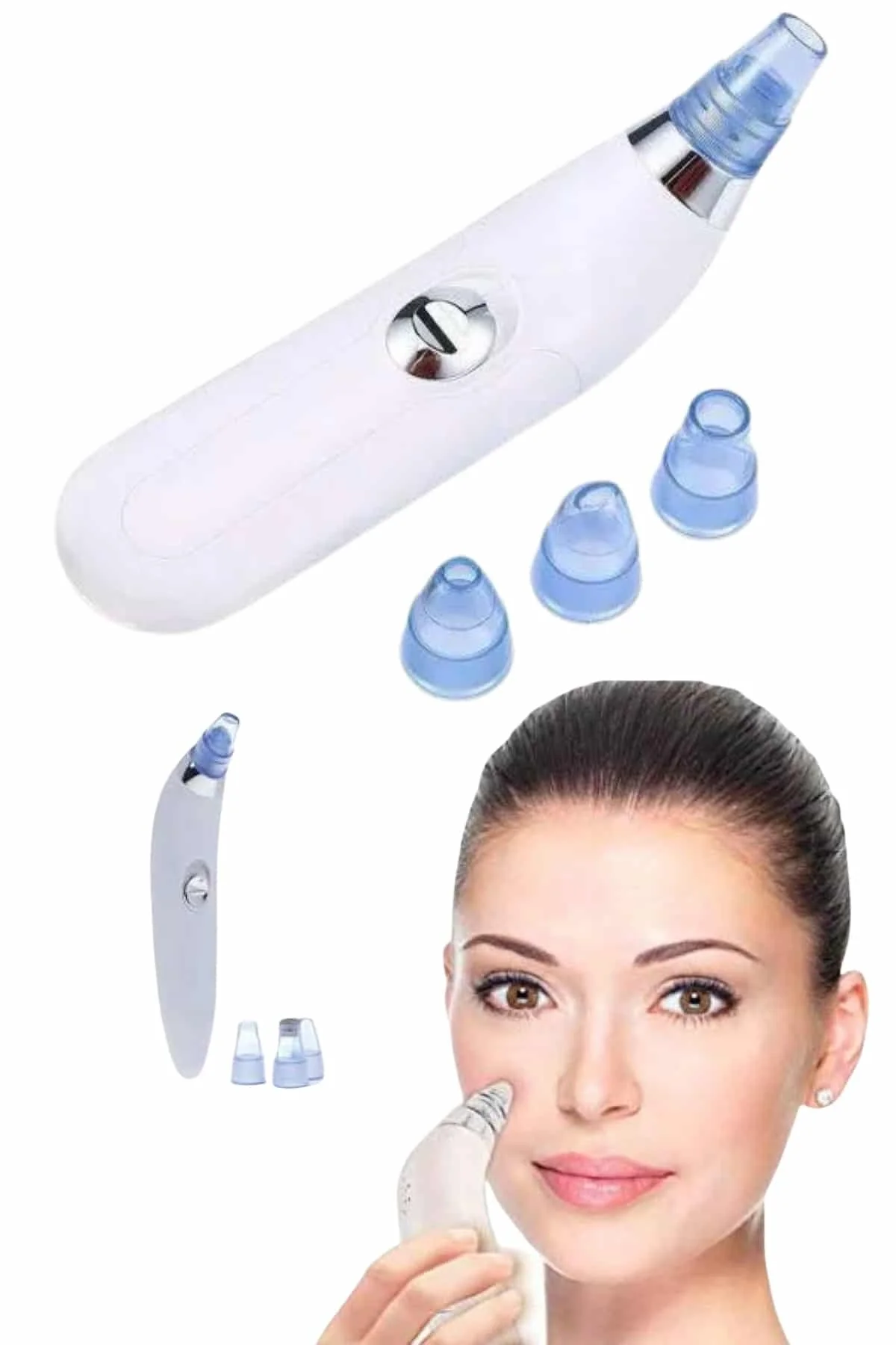Yeni Nesil Vakumlu Pilli Siyah Nokta Ve Yüz Temizleme Cihazı 4 Başlıklı - Just Cheap Store Görsel 5