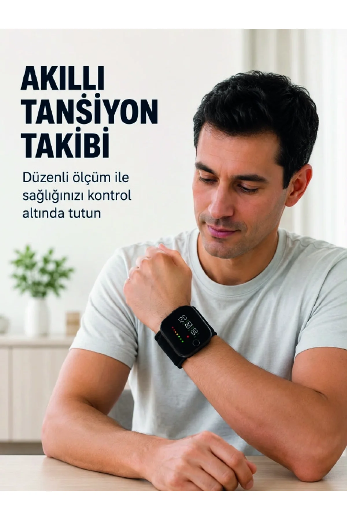 Dijital Bilek Tipi Tansiyon Ölçüm Cihazı Hafızalı Tasarım