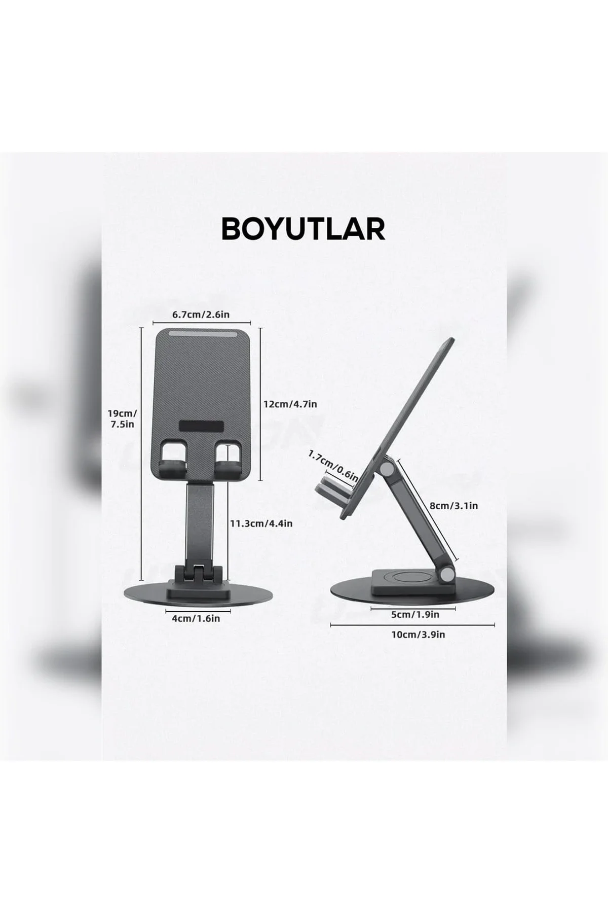 Kablo Geçirilebilir Telefon Tutucu - Just Cheap Store Görsel 4