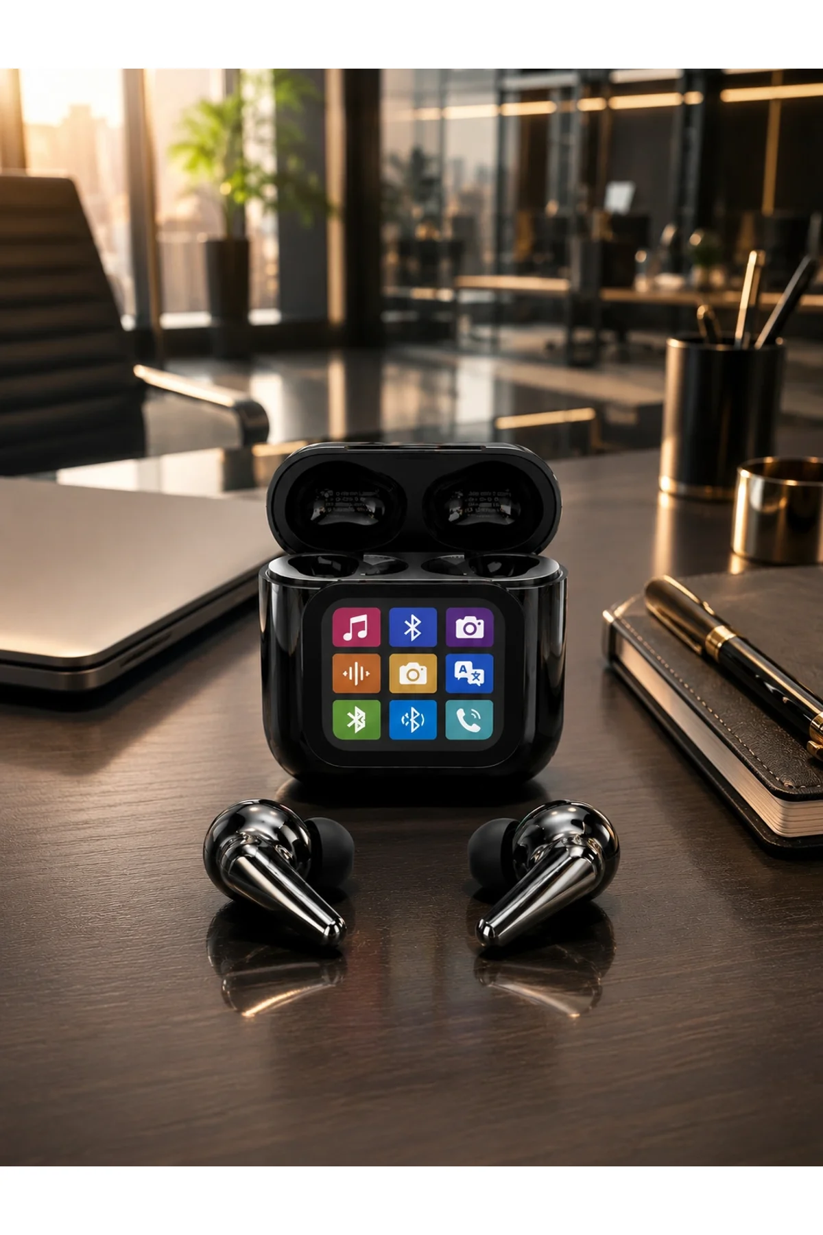 Yeni Nesil Aı Bluetooth Kulaklık Akıllı Dokunmatik Ekranlı - Just Cheap Store Görsel 4