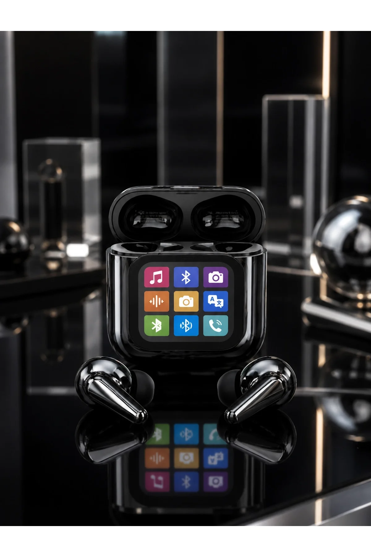 Yeni Nesil Aı Bluetooth Kulaklık Akıllı Dokunmatik Ekranlı - Just Cheap Store Görsel 5