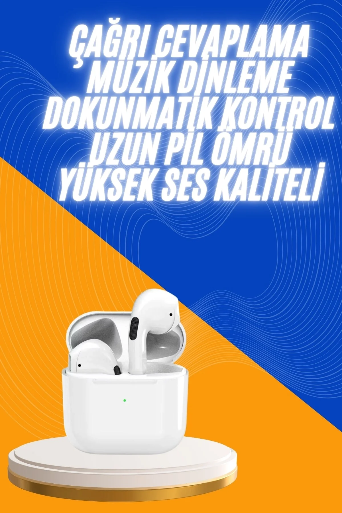 Yeni Nesil Bluetooth Kulaklık Beyaz Çağrı Cevaplayabilen Kablosuz Yeni Nesil - Just Cheap Store Görsel 2