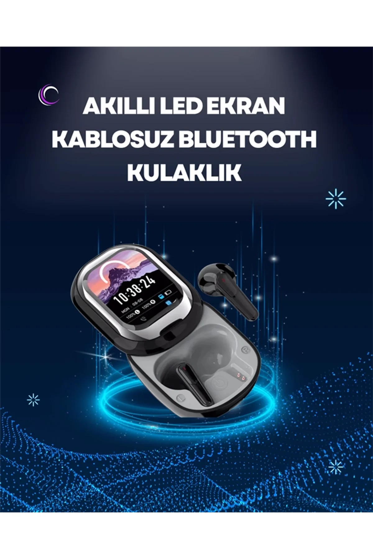Enc Destekli Bluetooth 5.4 Kulaklık – EQ Ayarlı, Akıllı Kutulu - Just Cheap Store Görsel 2