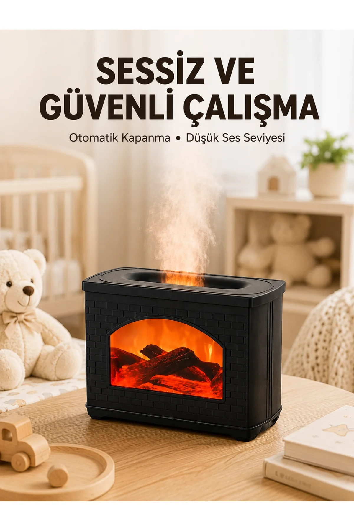 Usb Ultrasonik Hava Nemlendirici Ayarlanabilir Sis Ve Aromaterapi Özellikli