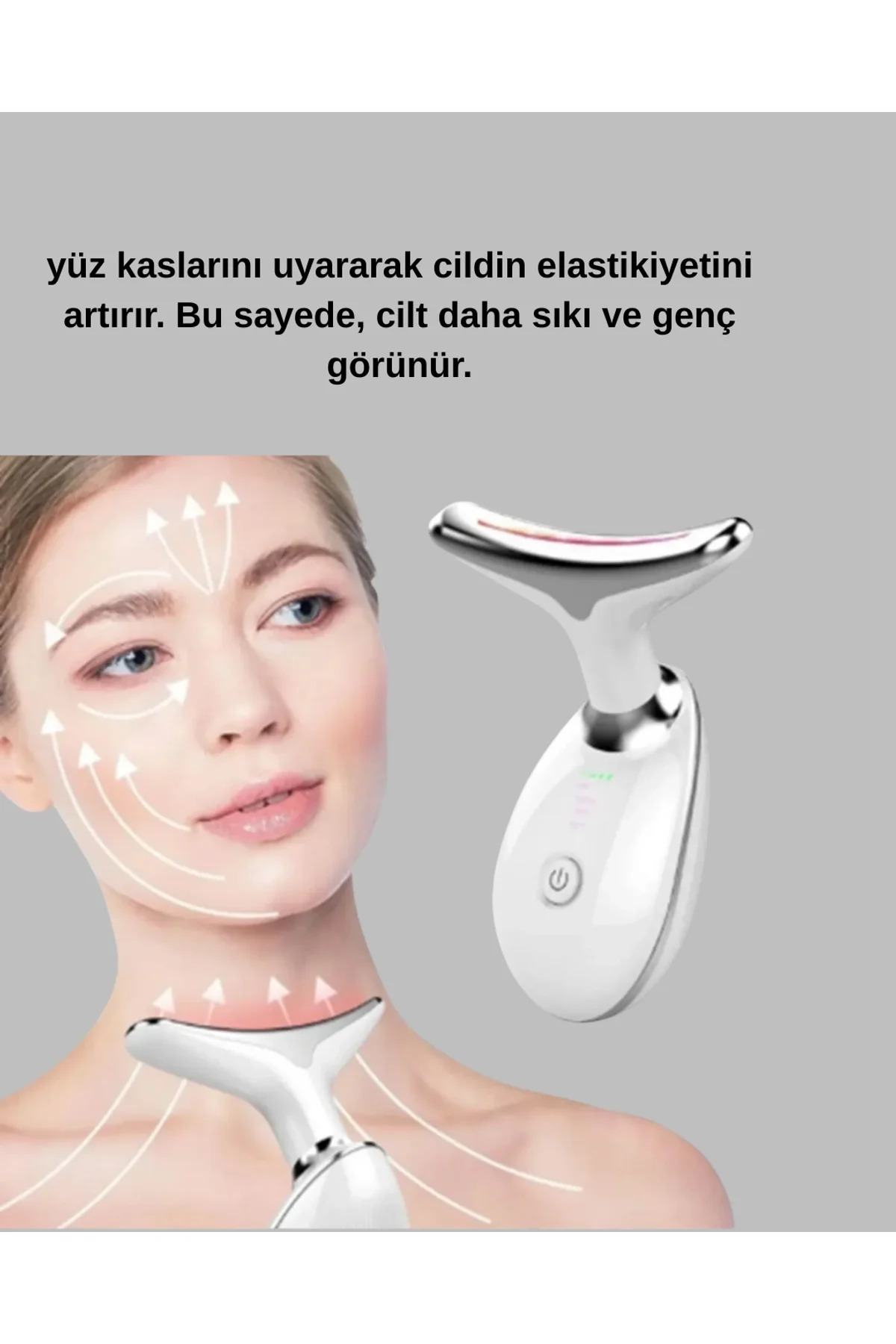 Kablosuz Şarjlı Yüz Masaj Cihazı | Cilt Yenileyici Ve Nem Dengeleyici - Just Cheap Store Görsel 2