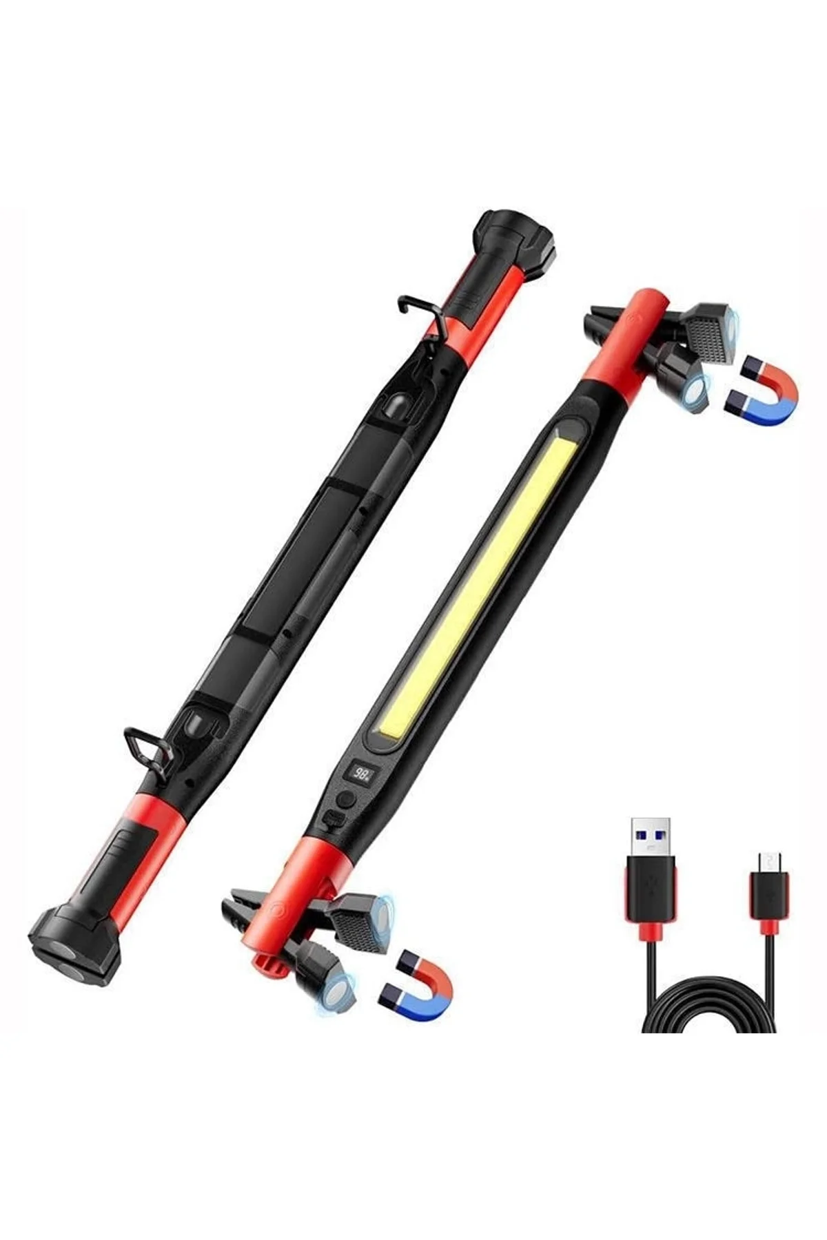 Gs-2080 40w 4000 Lümen Mıknatıslı Şarjlı Led Çalışma Ve Tamir Lambası - Just Cheap Store Görsel 3