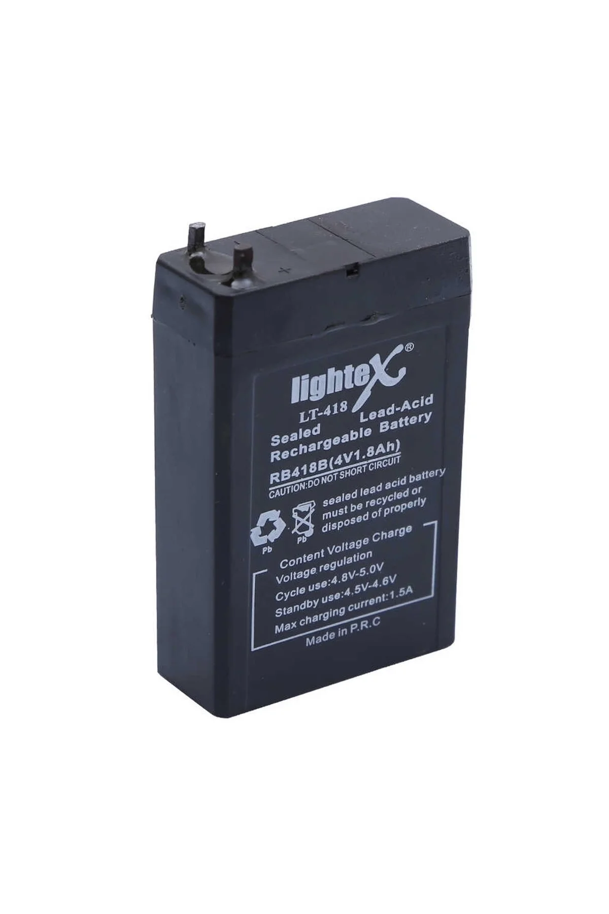 Lightex Lt-418 4v 1.8ah Işıldak Fener Aküsü - Just Cheap Store Görsel 2
