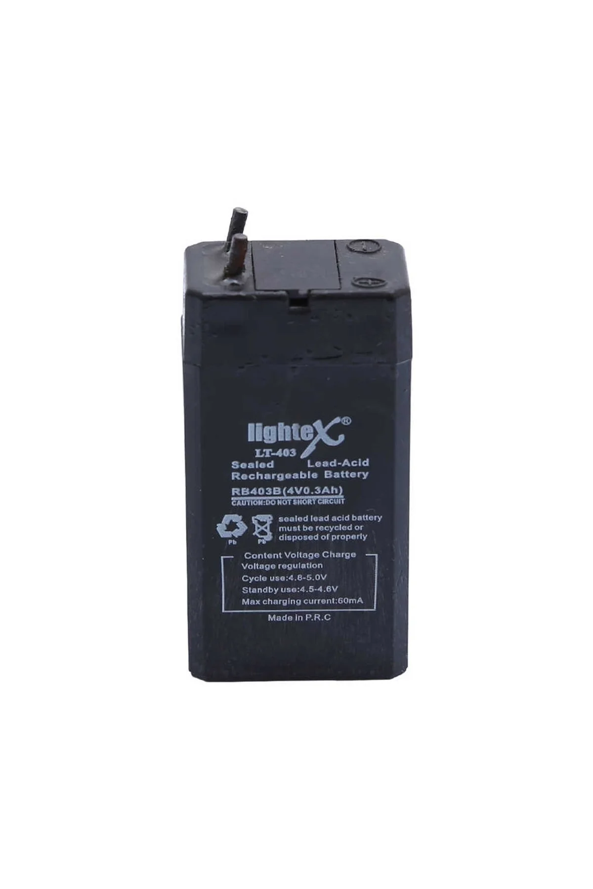 Lightex Lt-403 4v 0.3ah Işıldak Fener Aküsü