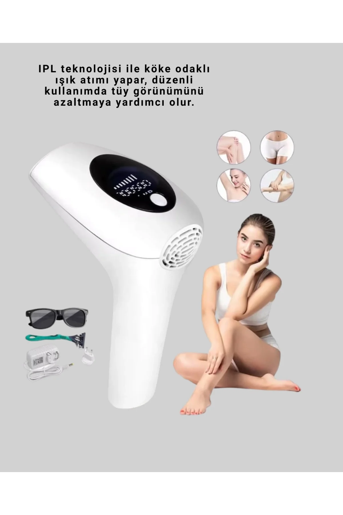 Ipl Lazer Epilasyon Aleti 5 Kademeli Güç Ayarlı - Just Cheap Store Görsel 5