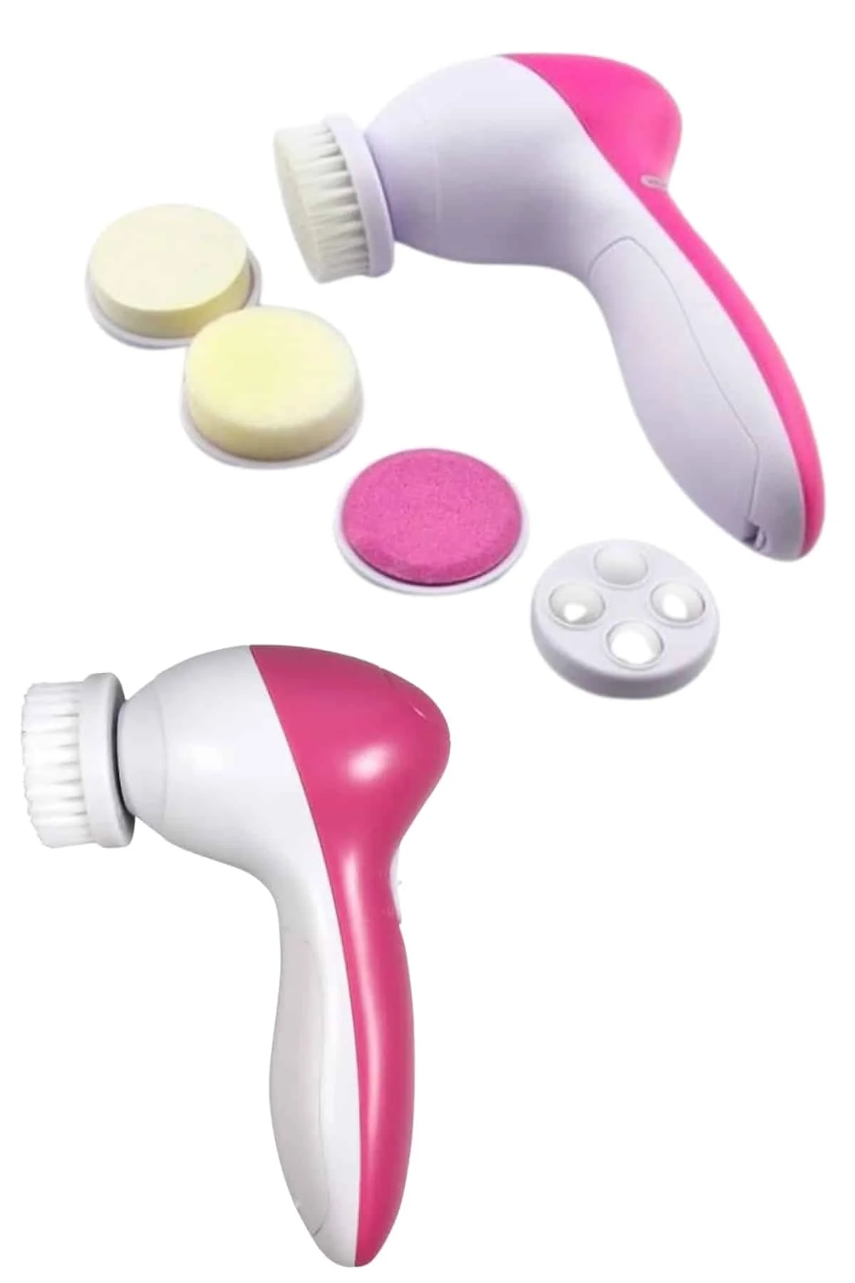 5 Başlıklı Cilt Temizleme Cihazı Ultra Kaliteli Yumuşak Kırşıklık Karşıtı Yeni Nesil - Just Cheap Store Görsel 2
