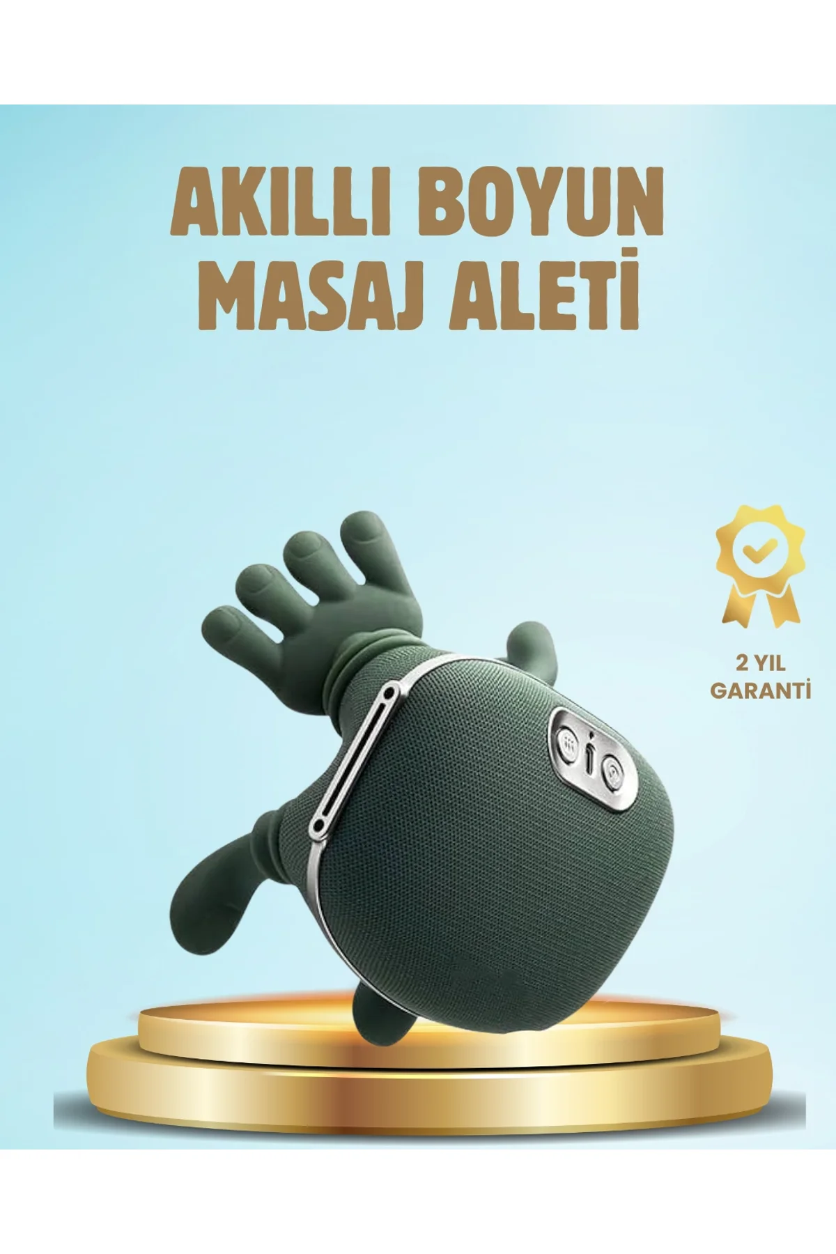Isıtmalı Boyun Ve Omuz Masaj Aleti Kablosuz Rahatlatıcı
