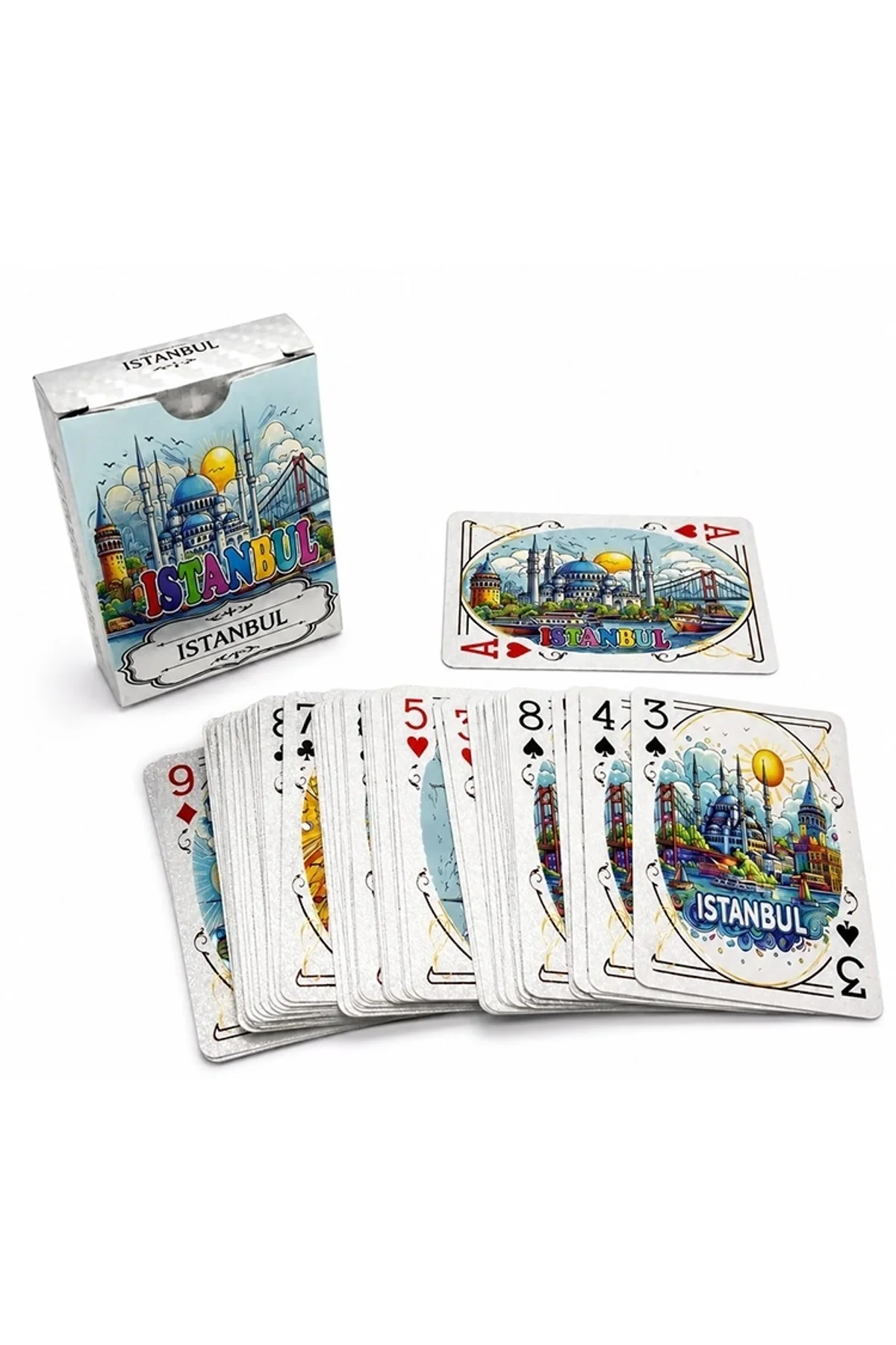 İstanbul Temalı İskambil Oyun Kartı Alk5659