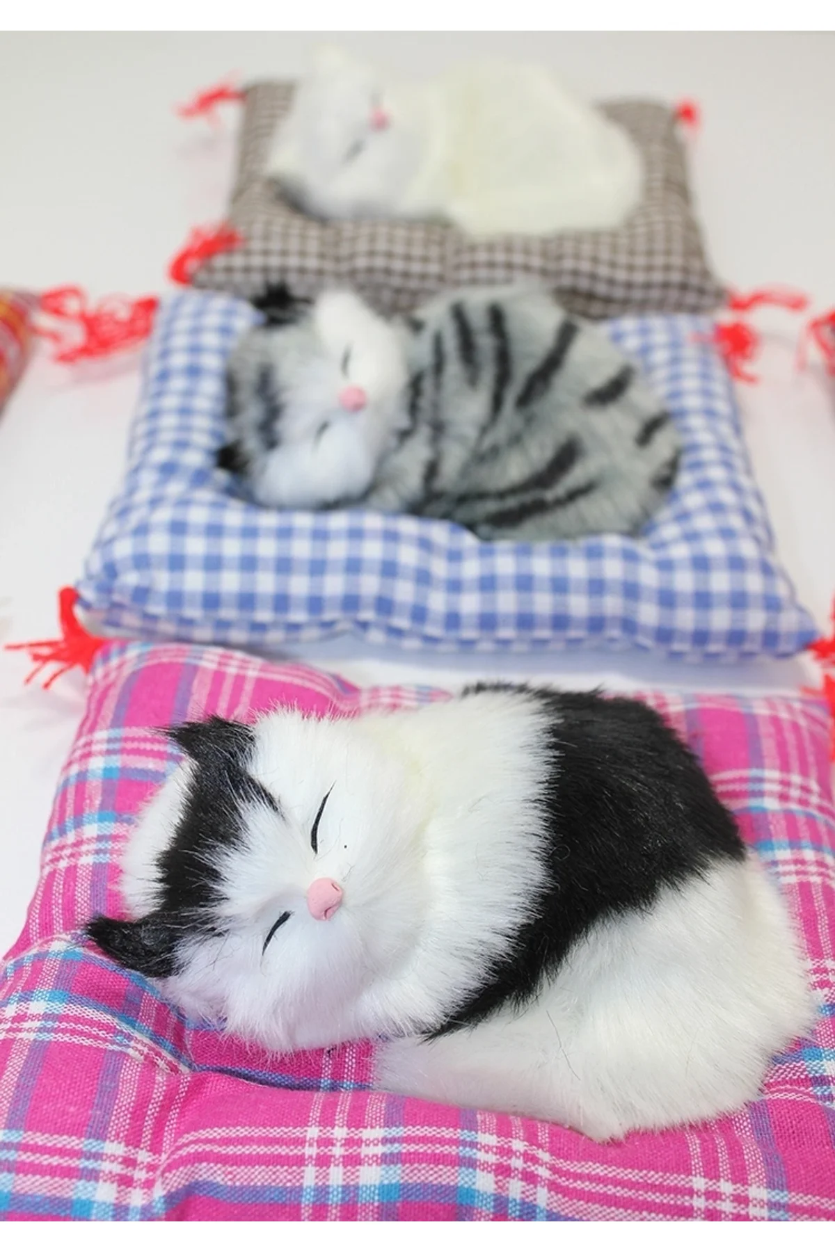 Yastıkta Uyuyan Kedi Sesli Alk25 - Just Cheap Store Görsel 2