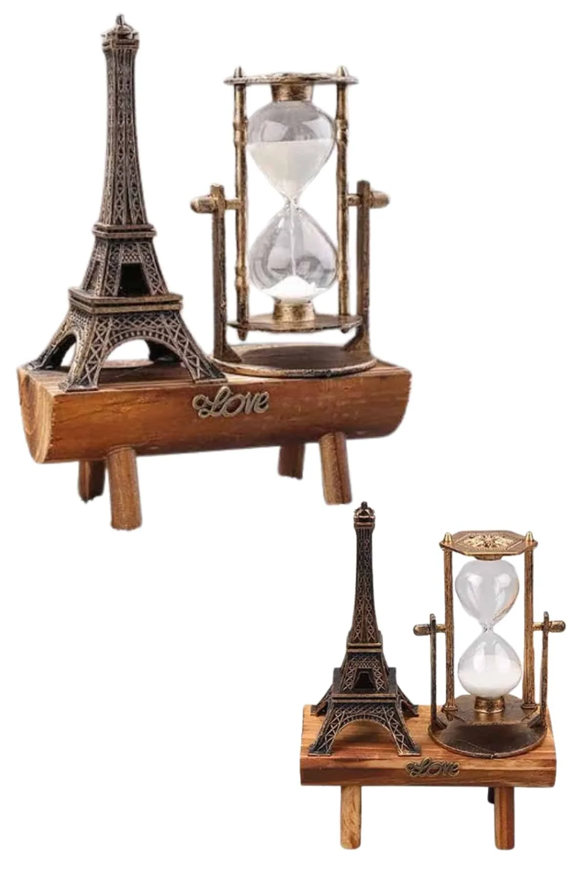 Paris Eyfel Kulesi Hediyelik Eyfel Retro Kum Saati Dekoratif Eşya Yeni Nesil - Just Cheap Store Görsel 5