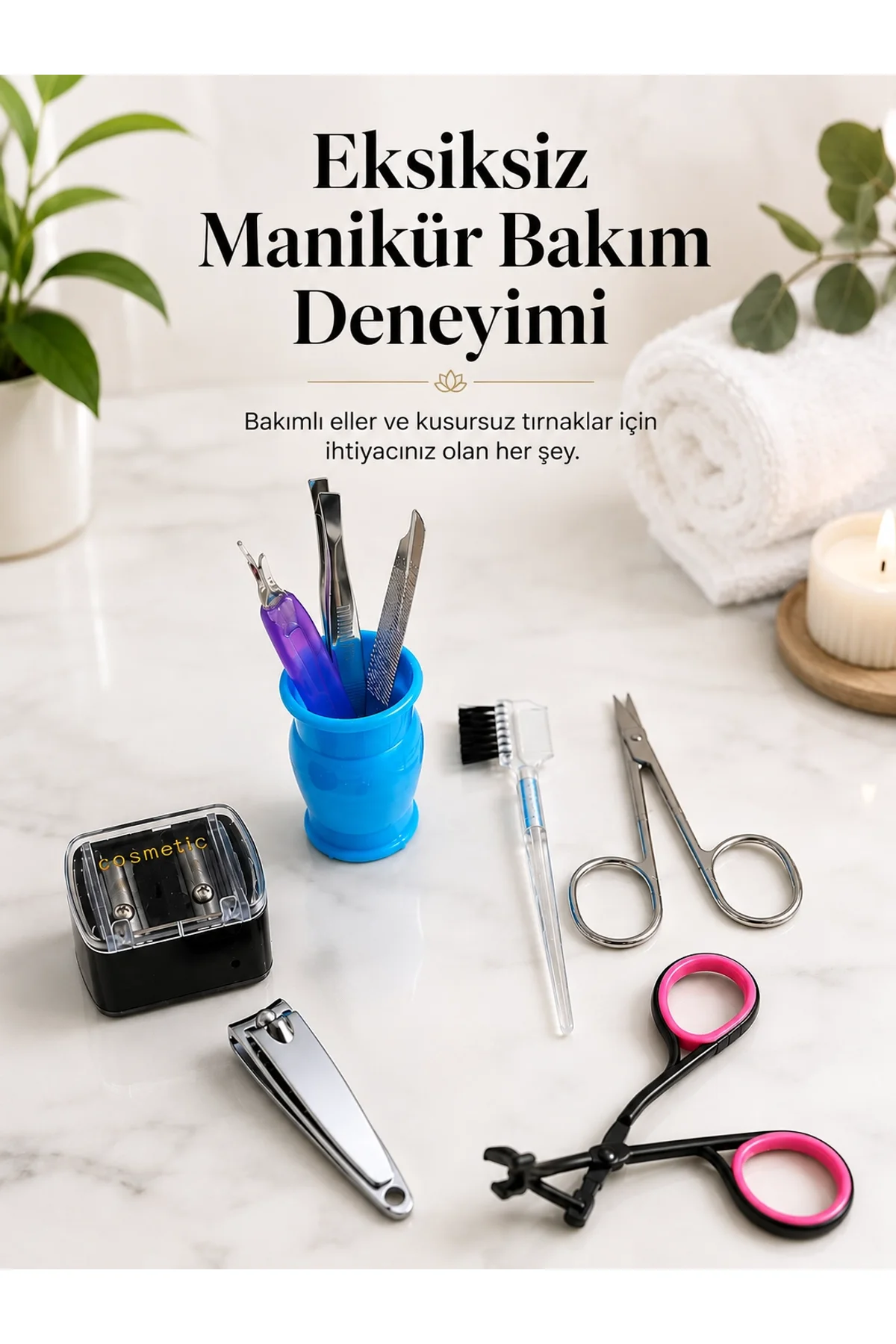 Profesyonel Manikür Pedikür Bakım Seti Çok Amaçlı Kişisel Bakım Kiti