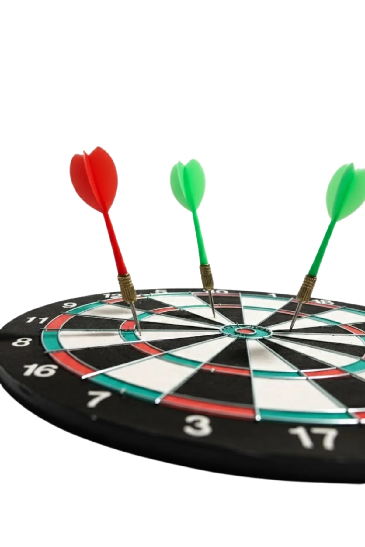 15 İnç Büyük Boy Dart Tahtası Ev Oyun Seti 4 Adet Metal Uç Oklu - Just Cheap Store Görsel 3