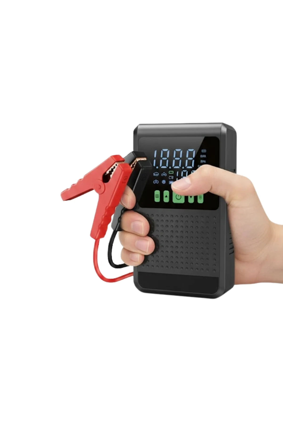 12.000 Mah Şarjlı Araç Akü Takviye Ve Işıklı Hava Kompresörü Yeni Nesil - Just Cheap Store Görsel 5