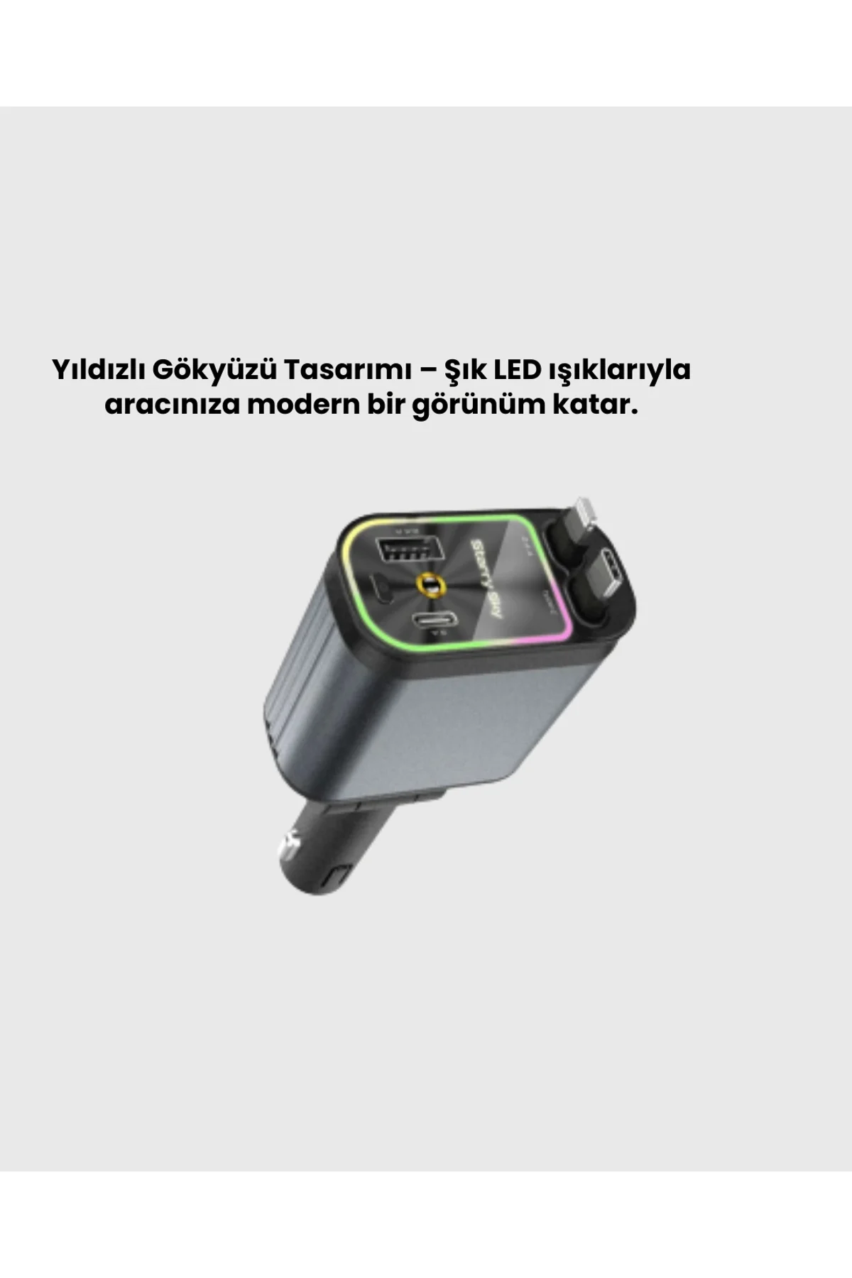 Kia, Seat, Mazda, Mitsubishi Araçlar İçin Çok Fonksiyonlu Araç Şarj Adaptörü Yeni Nesil - Just Cheap Store Görsel 4