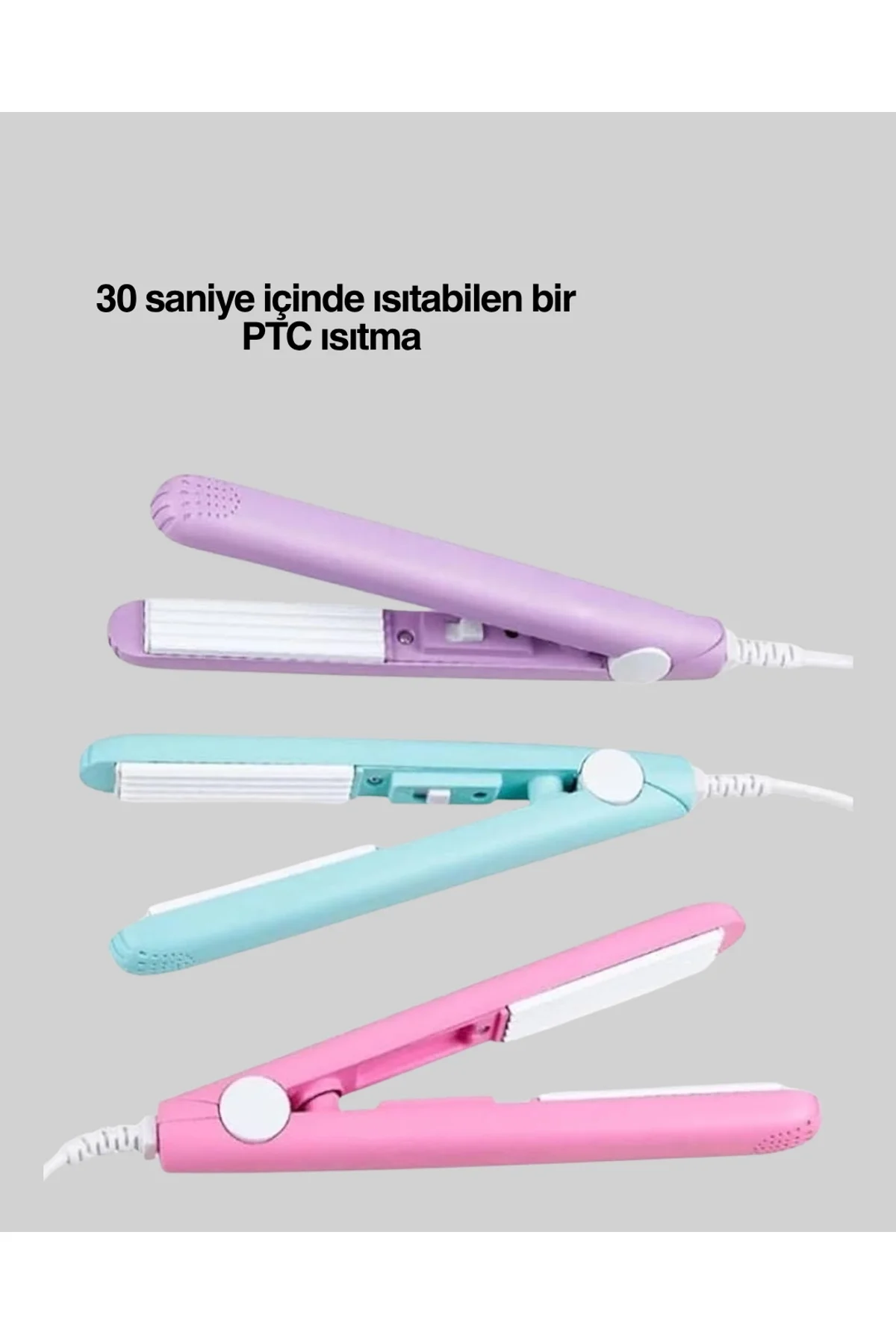 Yüzer Plakalı Kompakt Bukle Maşası – Elastik Tutuculu, Saç Dostu Profesyonel Tasarım Yeni Nesil - Just Cheap Store Görsel 3